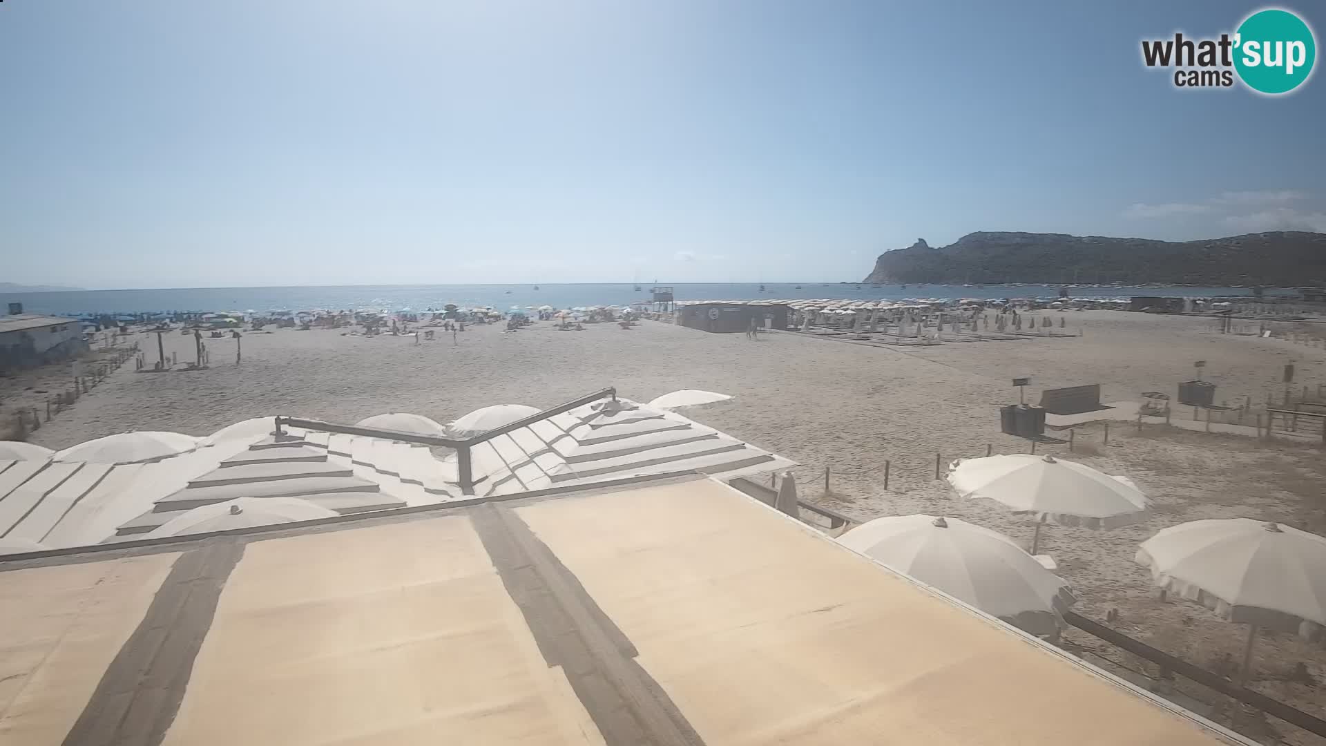 Poetto beach webcam | Cagliari | Sardinia