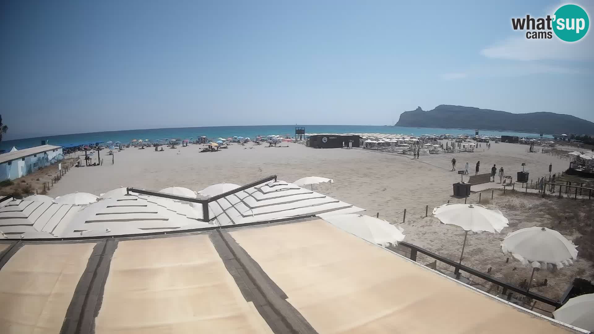 Poetto beach webcam | Cagliari | Sardinija