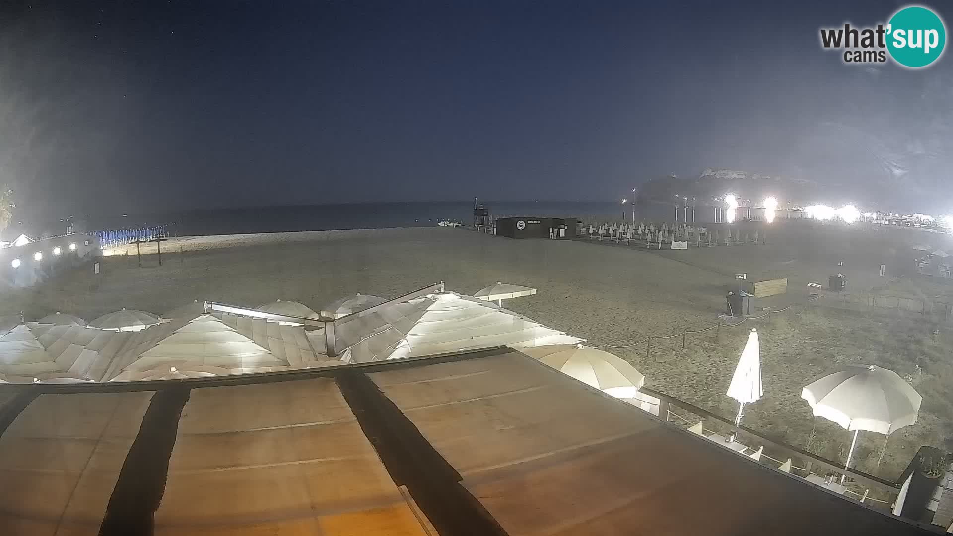 Poetto beach webcam | Cagliari | Sardinija