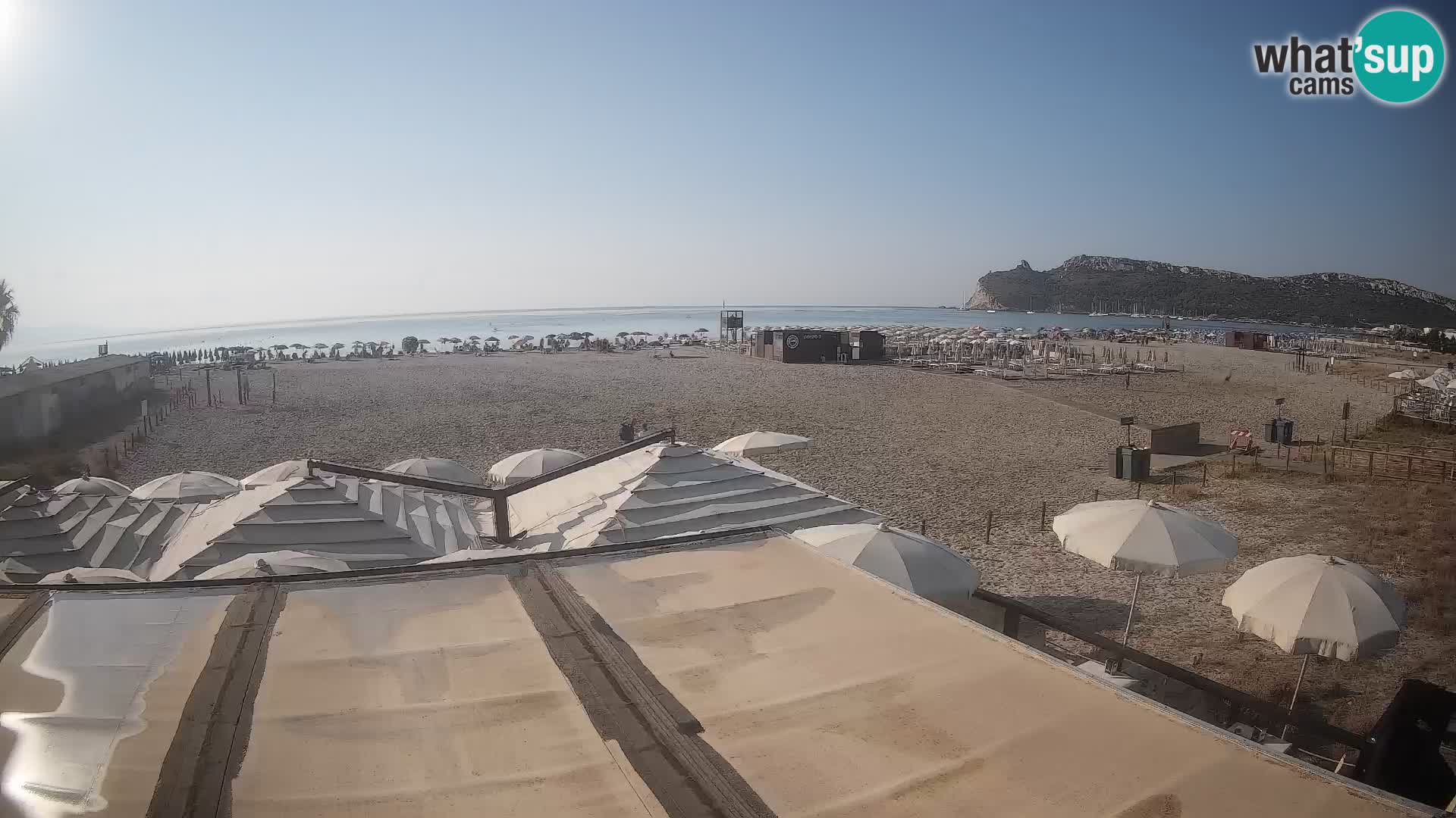 Webcam plage de Poetto | Cagliari | Sardaigne