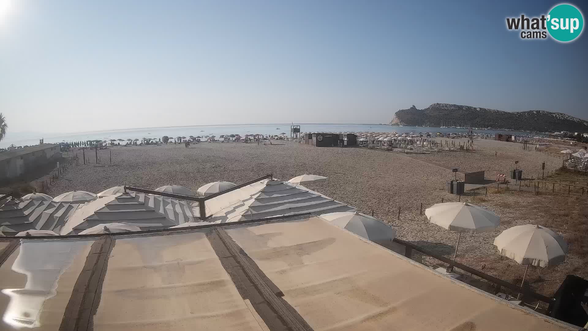 Webcam plage de Poetto | Cagliari | Sardaigne