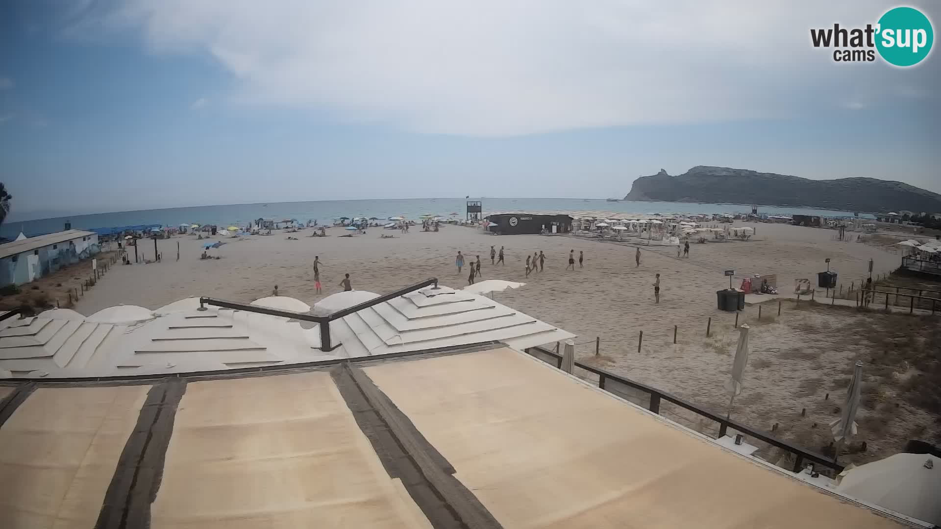 Poetto beach webcam | Cagliari | Sardinija
