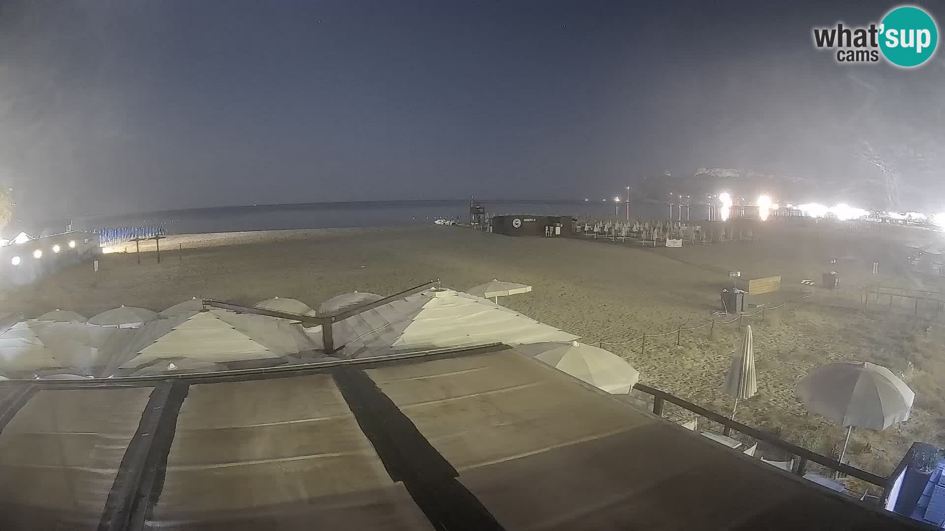 Webcam plage de Poetto | Cagliari | Sardaigne