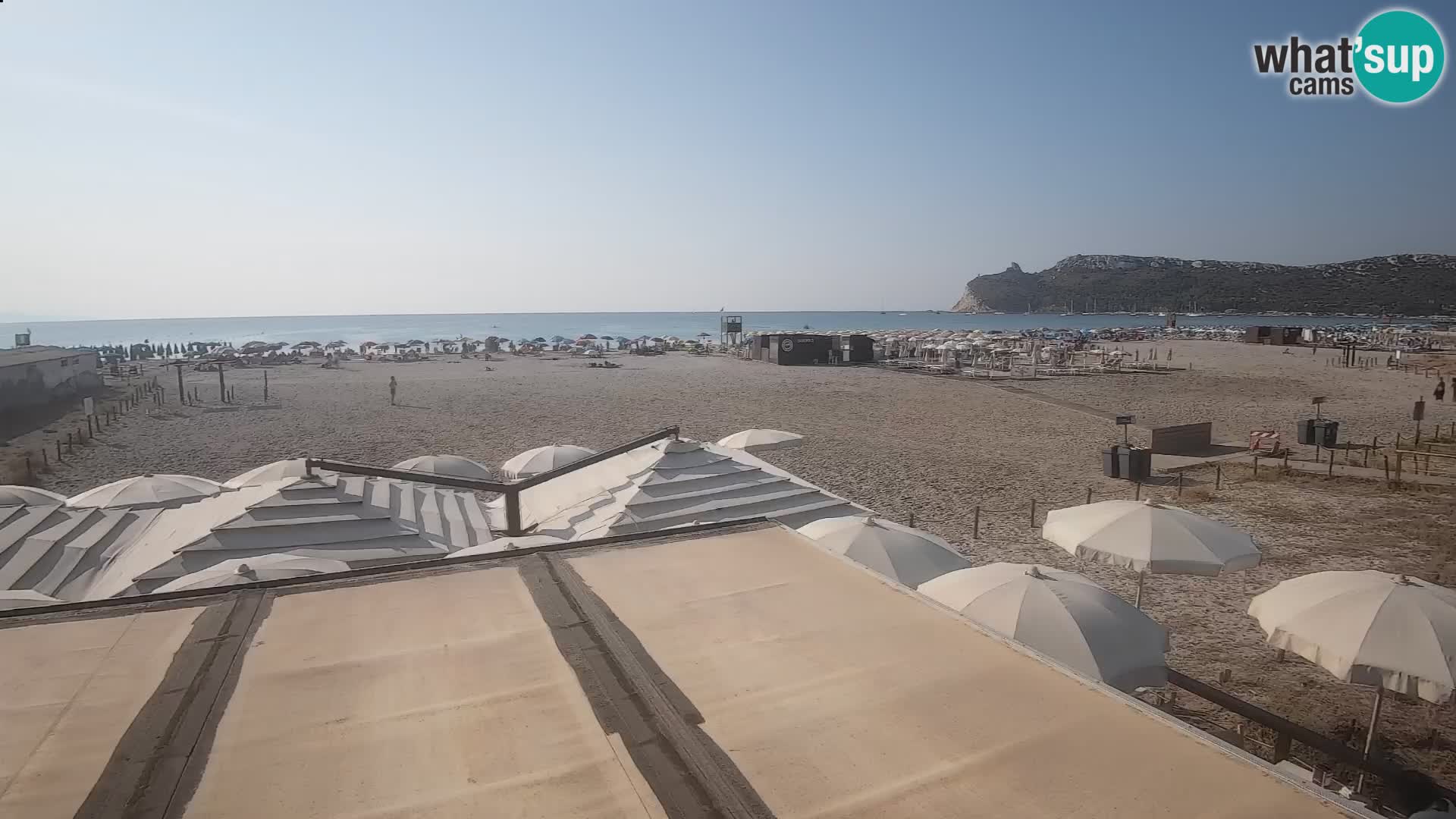 Poetto beach webcam | Cagliari | Sardinia