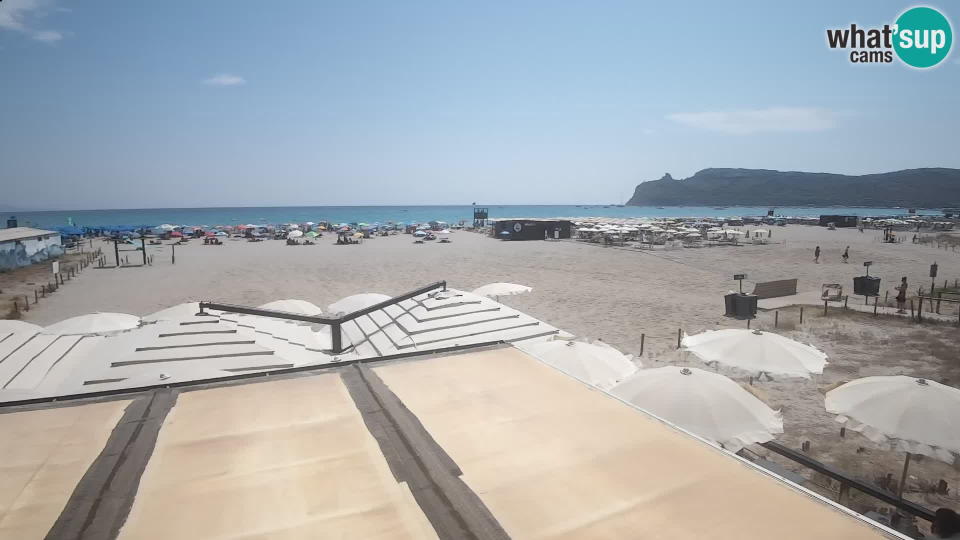 Webcam plage de Poetto | Cagliari | Sardaigne