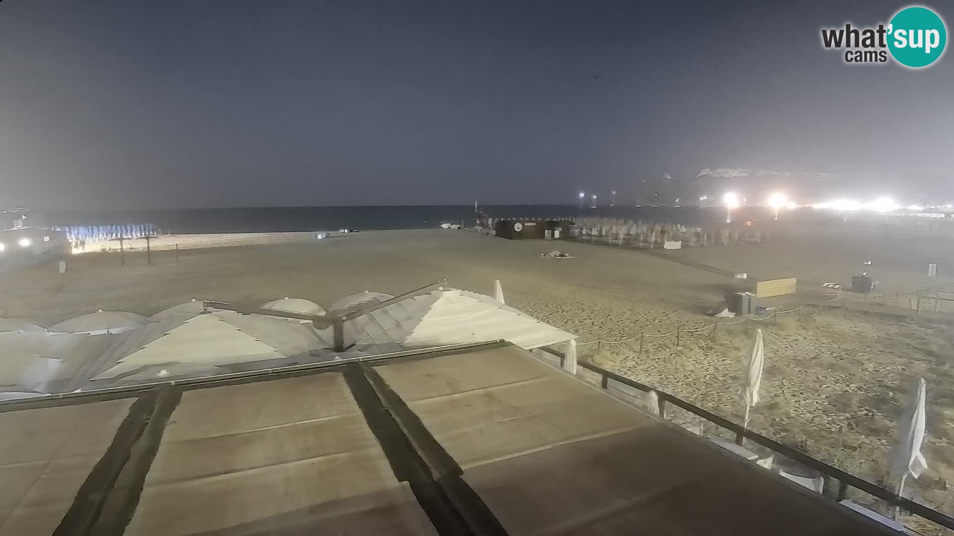Webcam plage de Poetto | Cagliari | Sardaigne