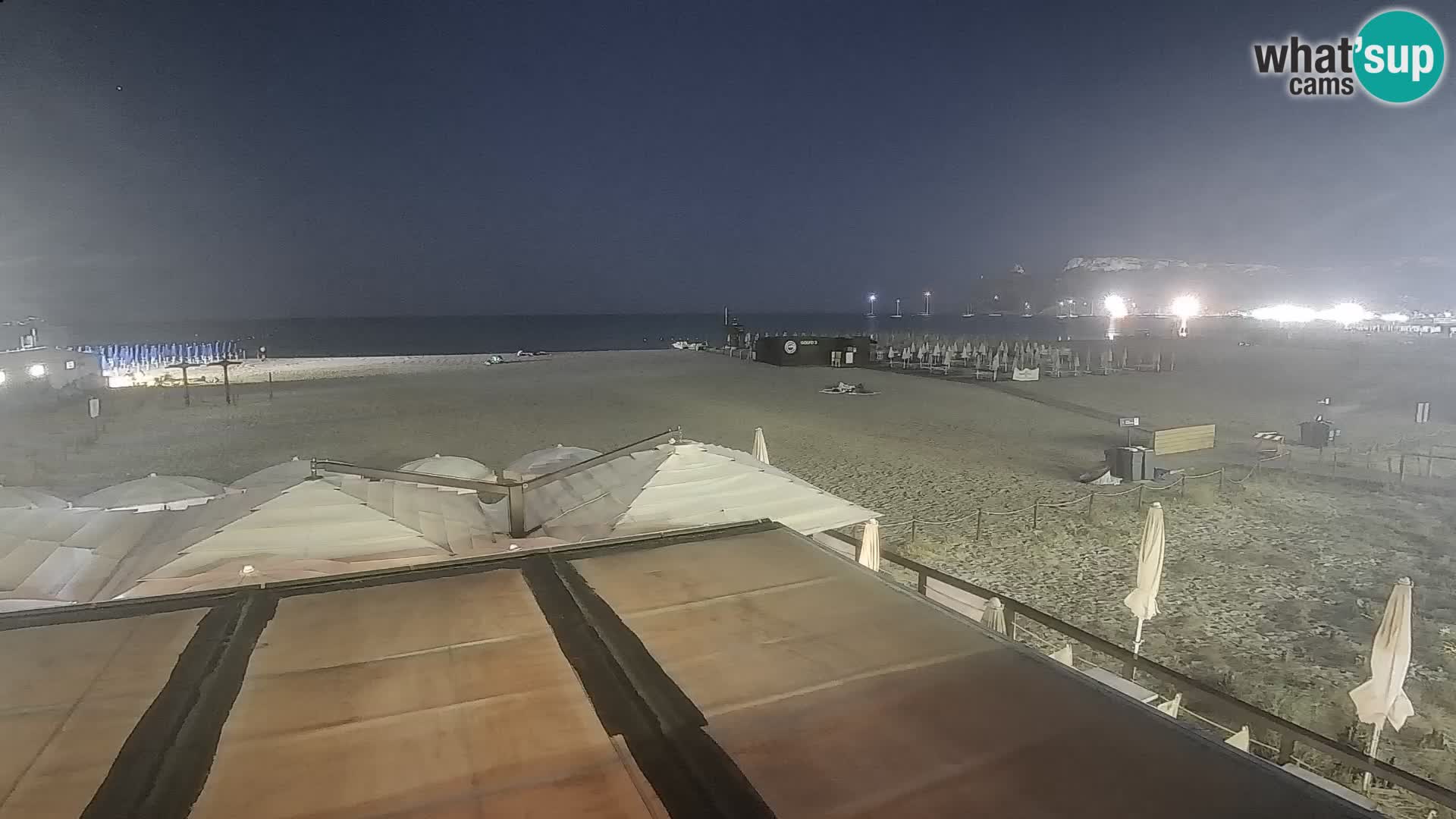 Poetto beach webcam | Cagliari | Sardinia