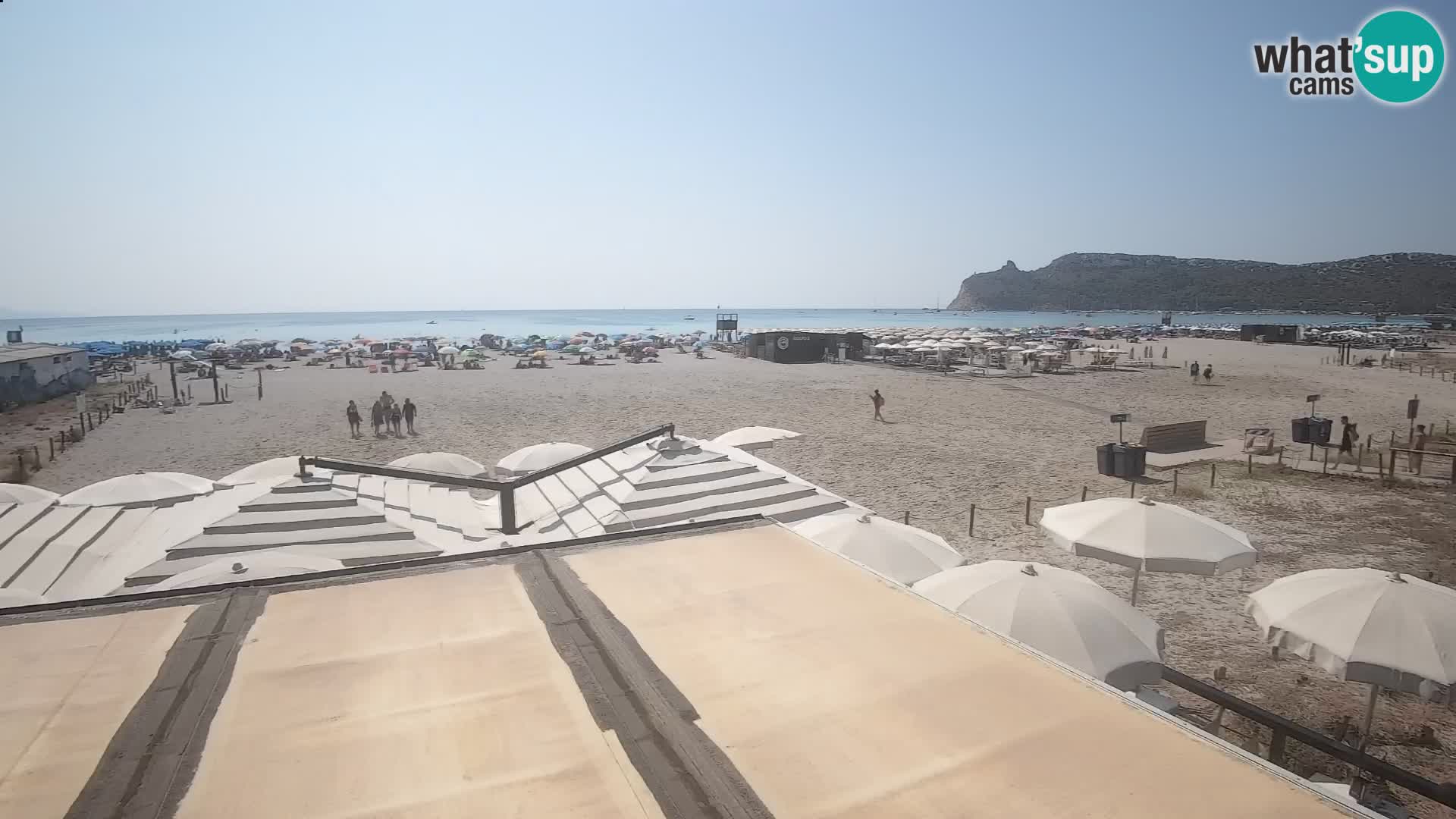 Poetto beach webcam | Cagliari | Sardinija