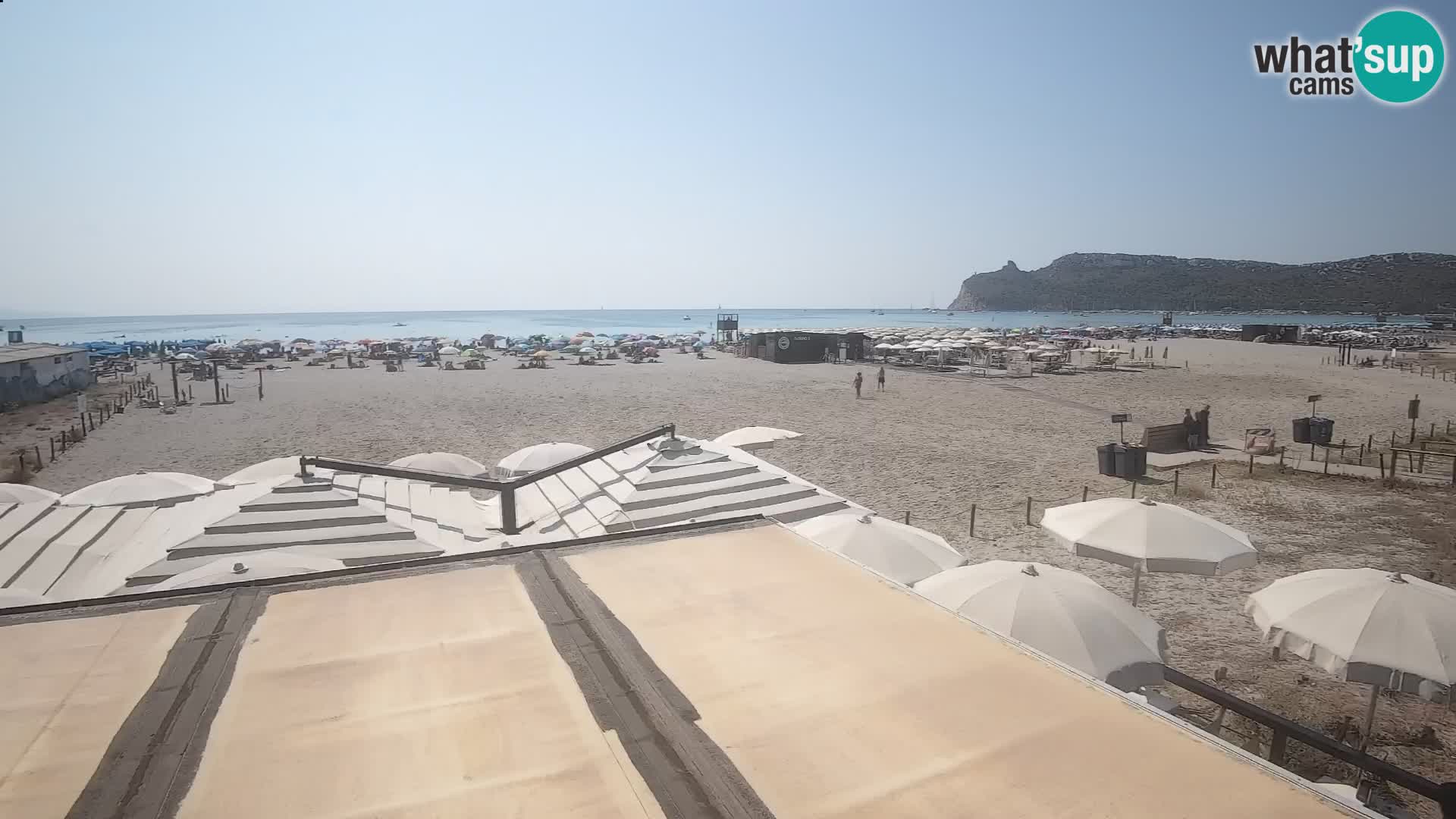Poetto beach webcam | Cagliari | Sardinija