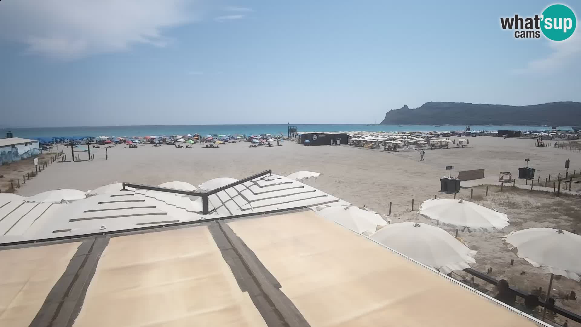 Poetto beach webcam | Cagliari | Sardinija