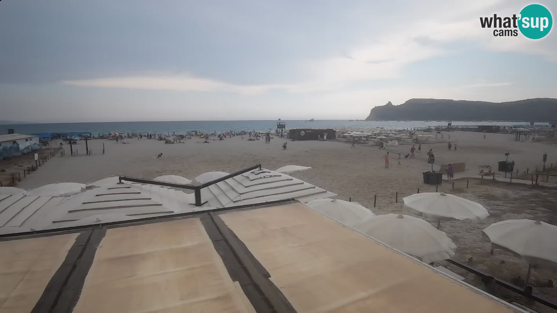Webcam plage de Poetto | Cagliari | Sardaigne
