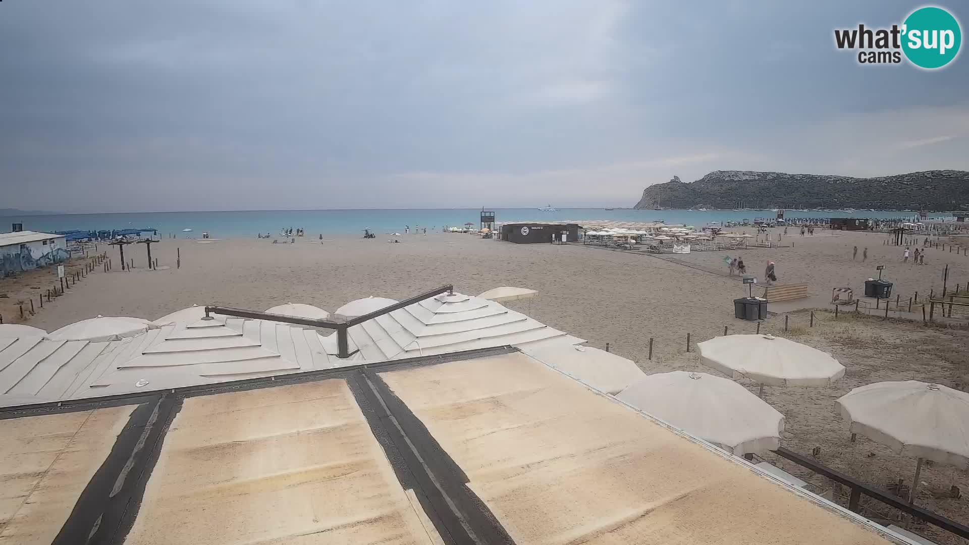 Poetto beach webcam | Cagliari | Sardinija