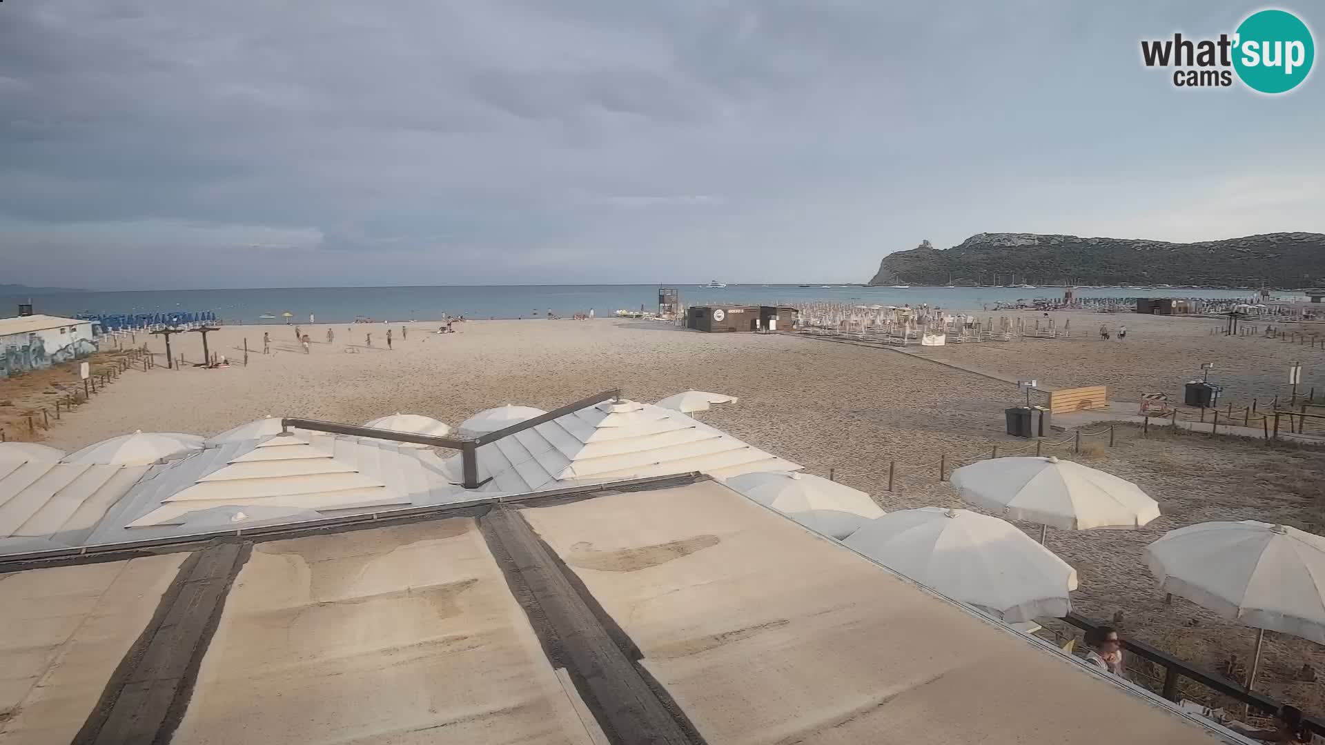 Poetto beach webcam | Cagliari | Sardinija