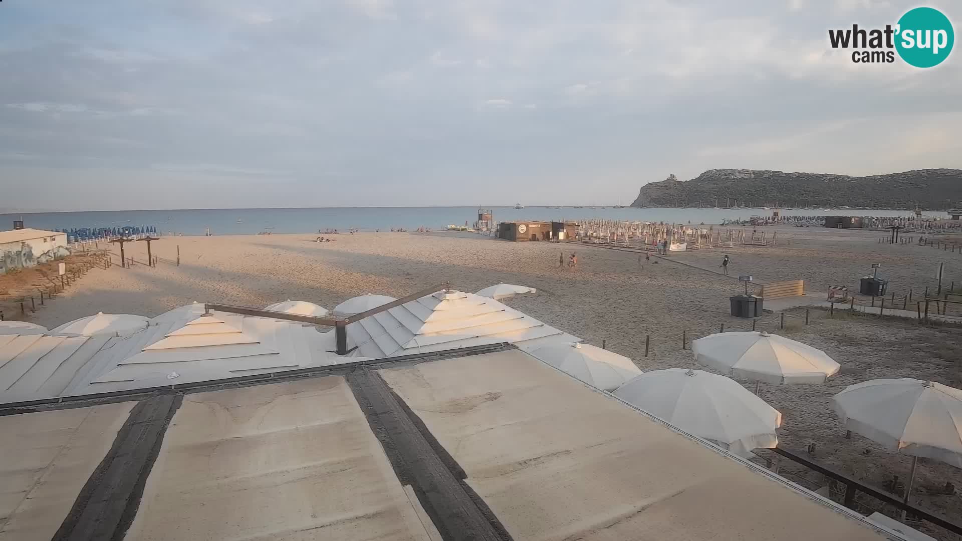 Poetto beach webcam | Cagliari | Sardinija