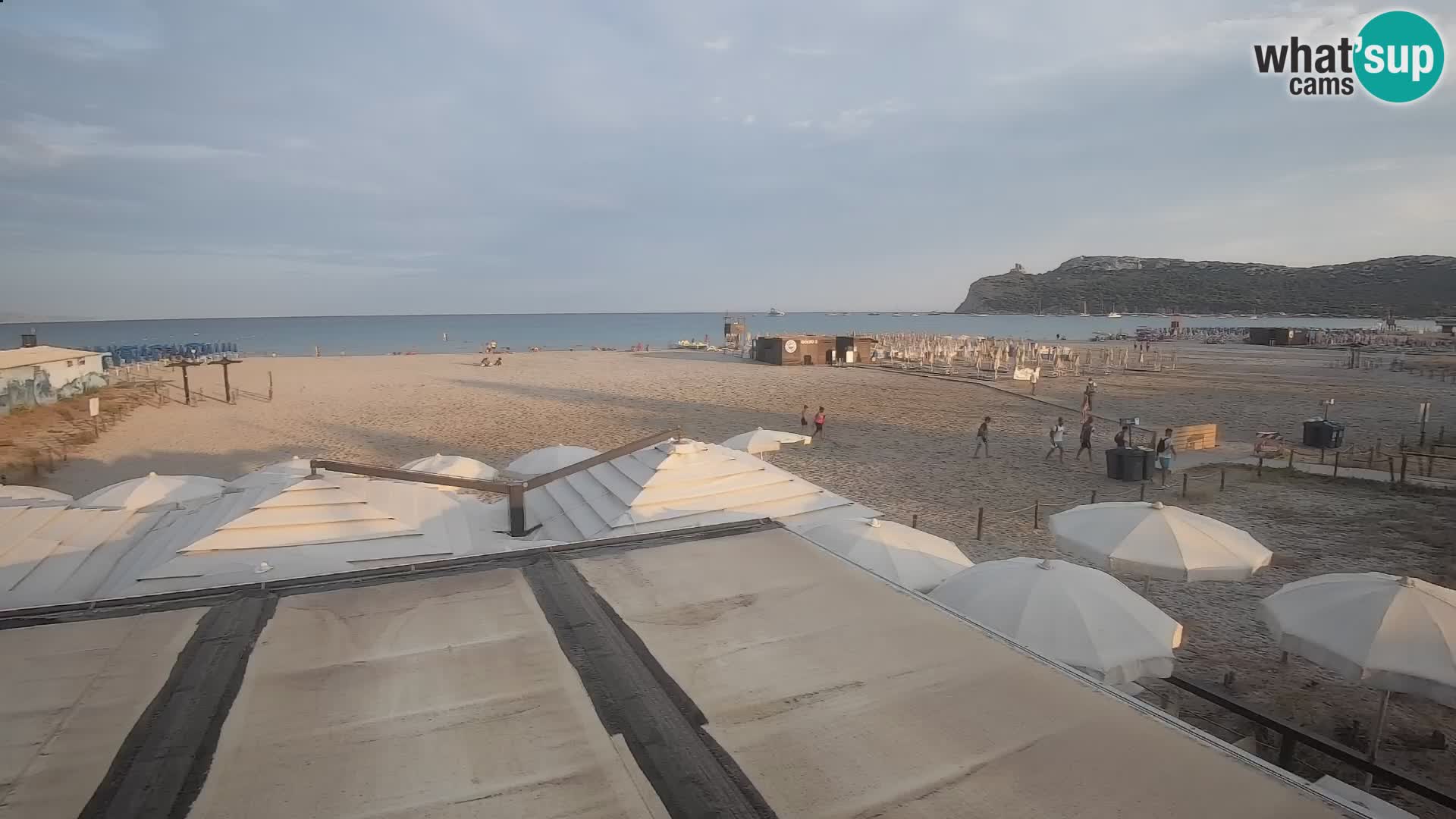 Poetto beach webcam | Cagliari | Sardinija