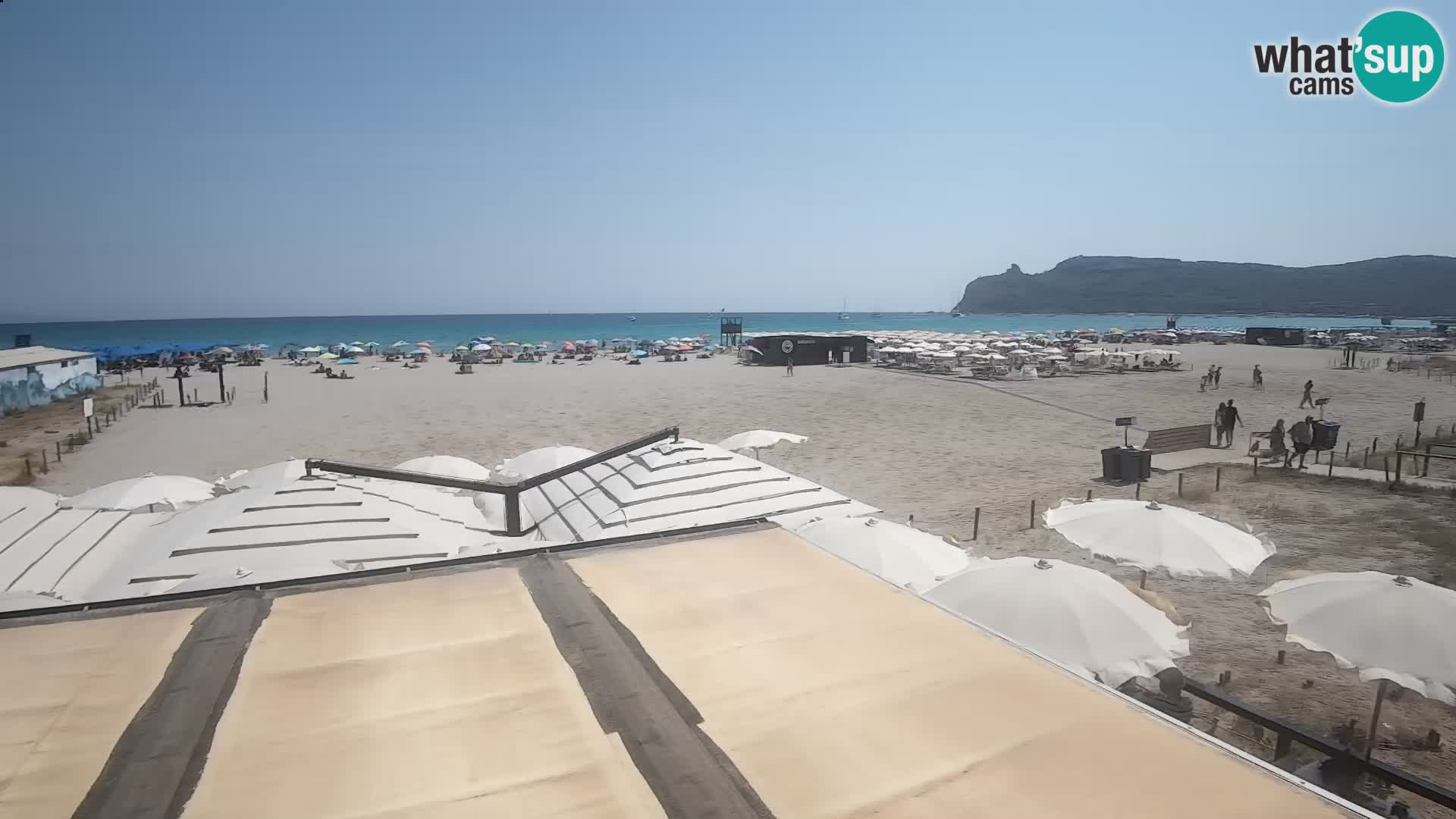 Poetto Strand Webcam | Cagliari | Sardinien