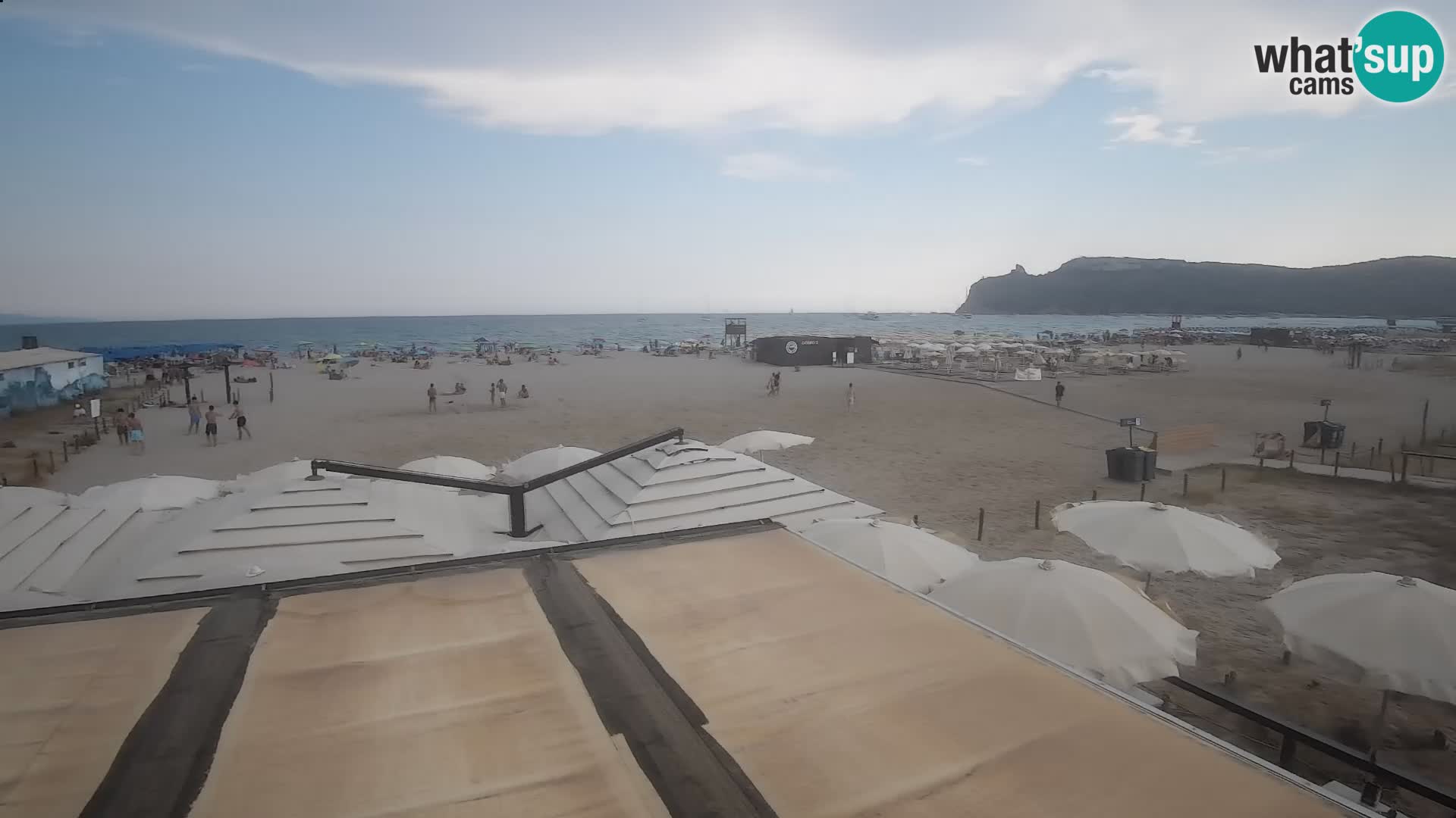 Poetto beach webcam | Cagliari | Sardinia