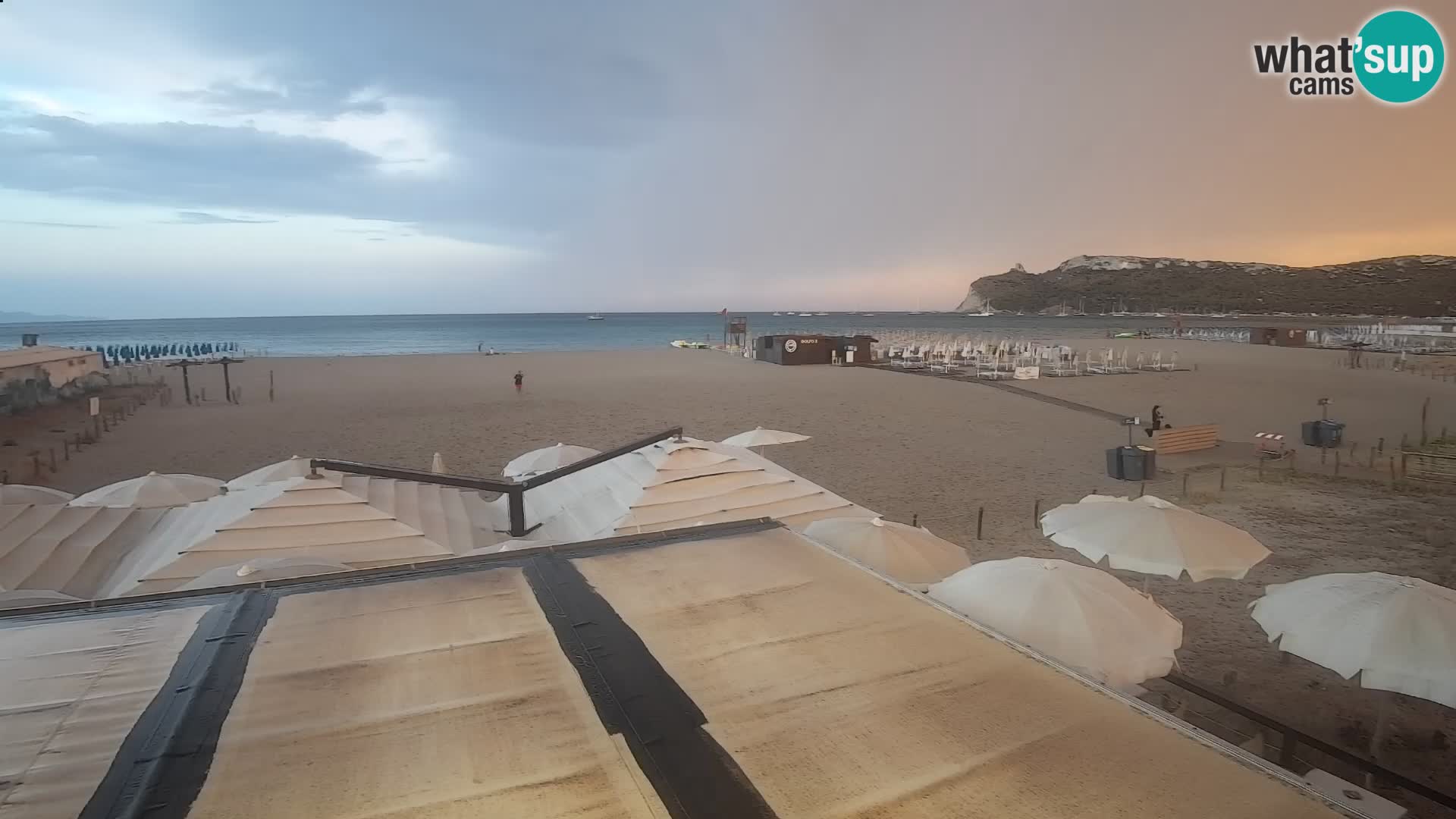 Poetto beach webcam | Cagliari | Sardinija