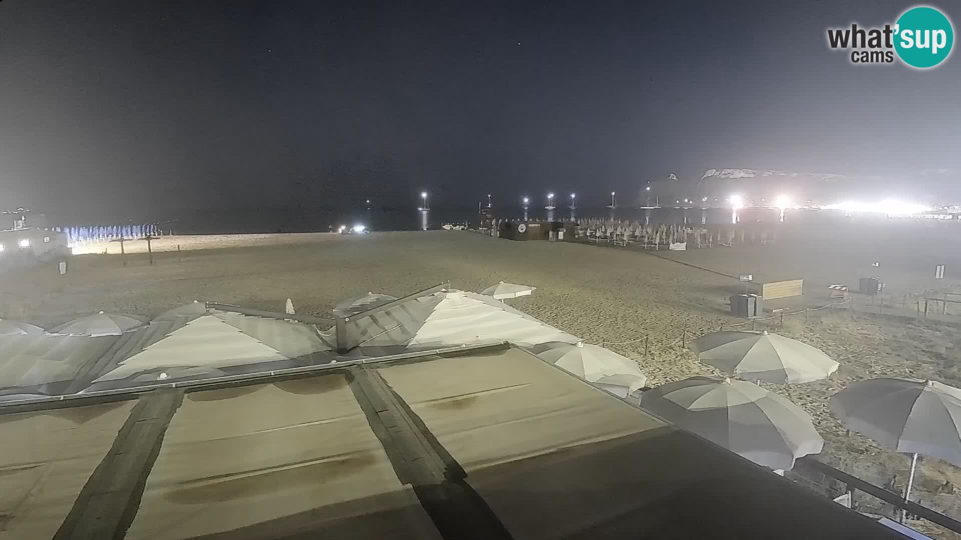 Poetto beach webcam | Cagliari | Sardinia