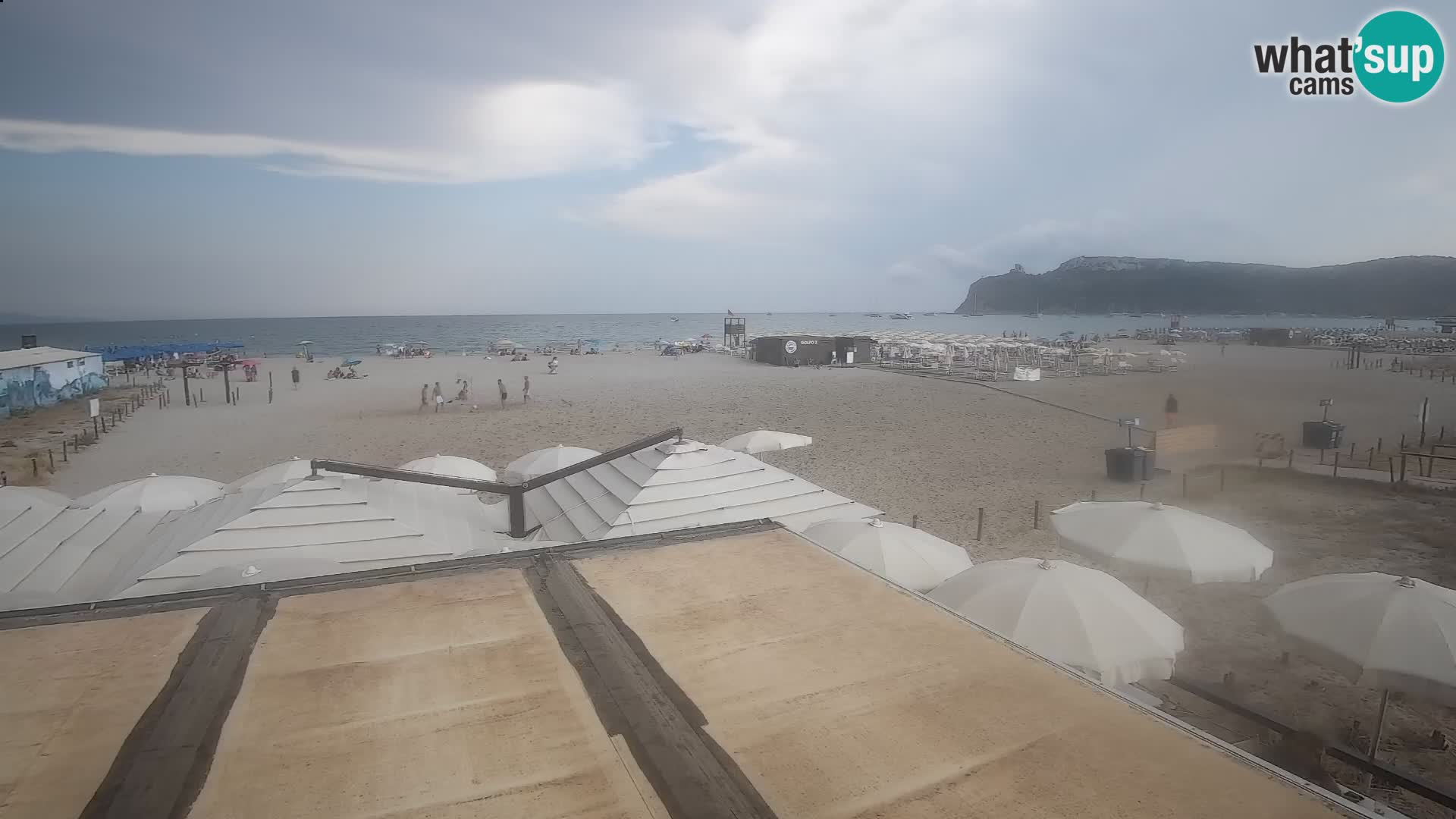Poetto beach webcam | Cagliari | Sardinija