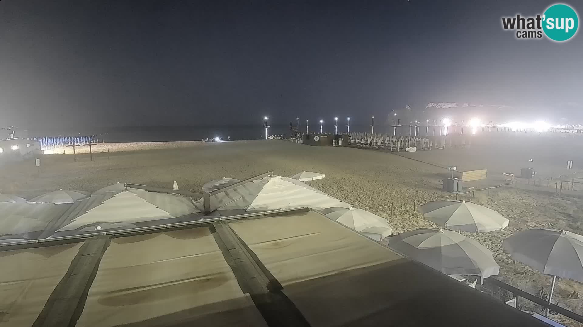 Poetto beach webcam | Cagliari | Sardinija