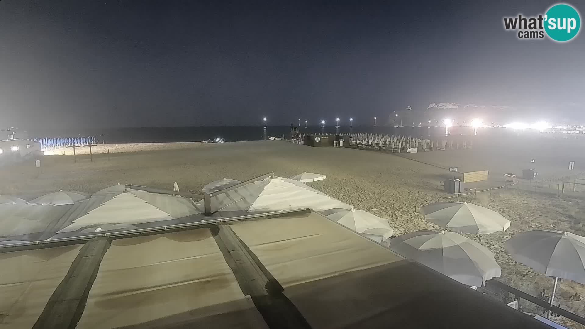 Poetto beach webcam | Cagliari | Sardinia