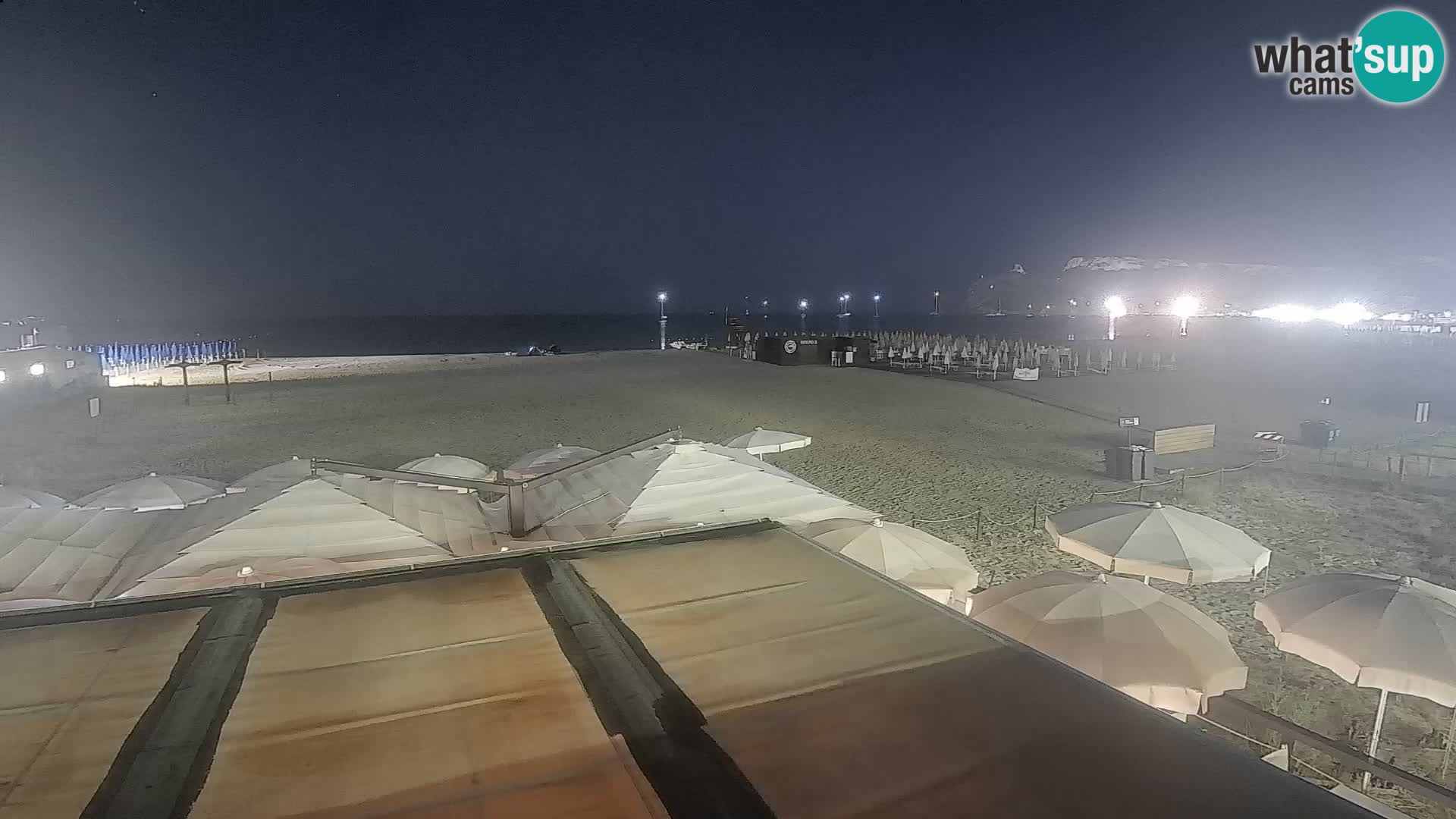 Poetto beach webcam | Cagliari | Sardinija