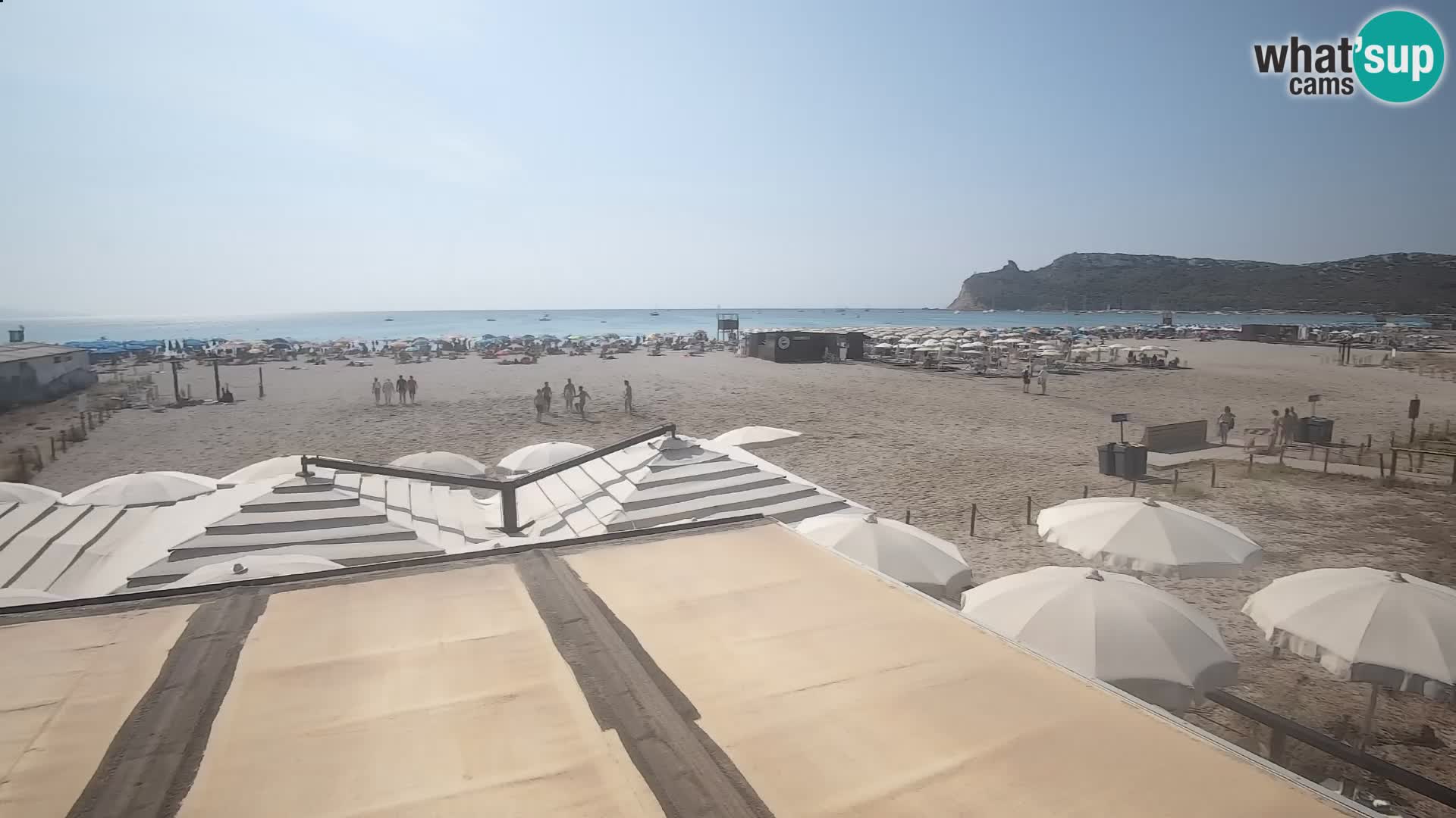 Poetto beach webcam | Cagliari | Sardinija