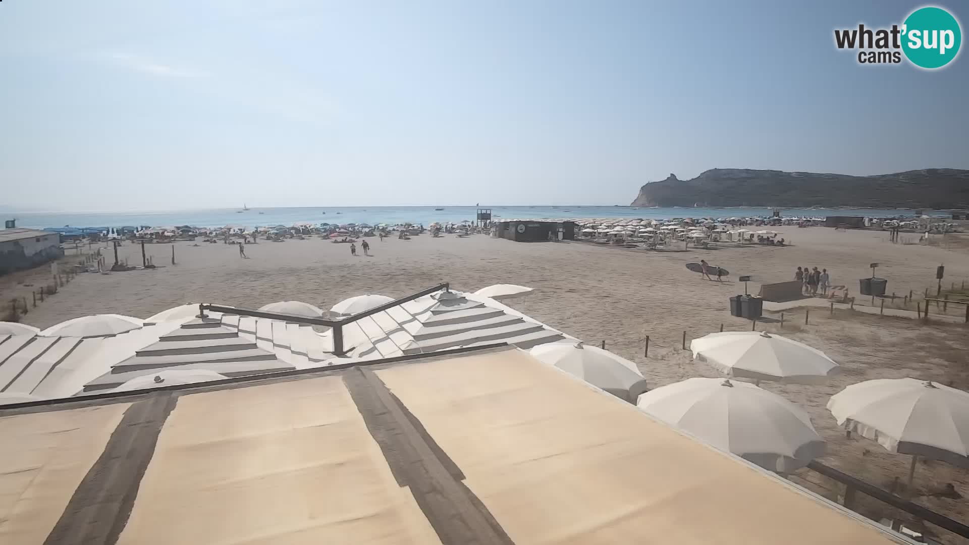 Poetto beach webcam | Cagliari | Sardinija