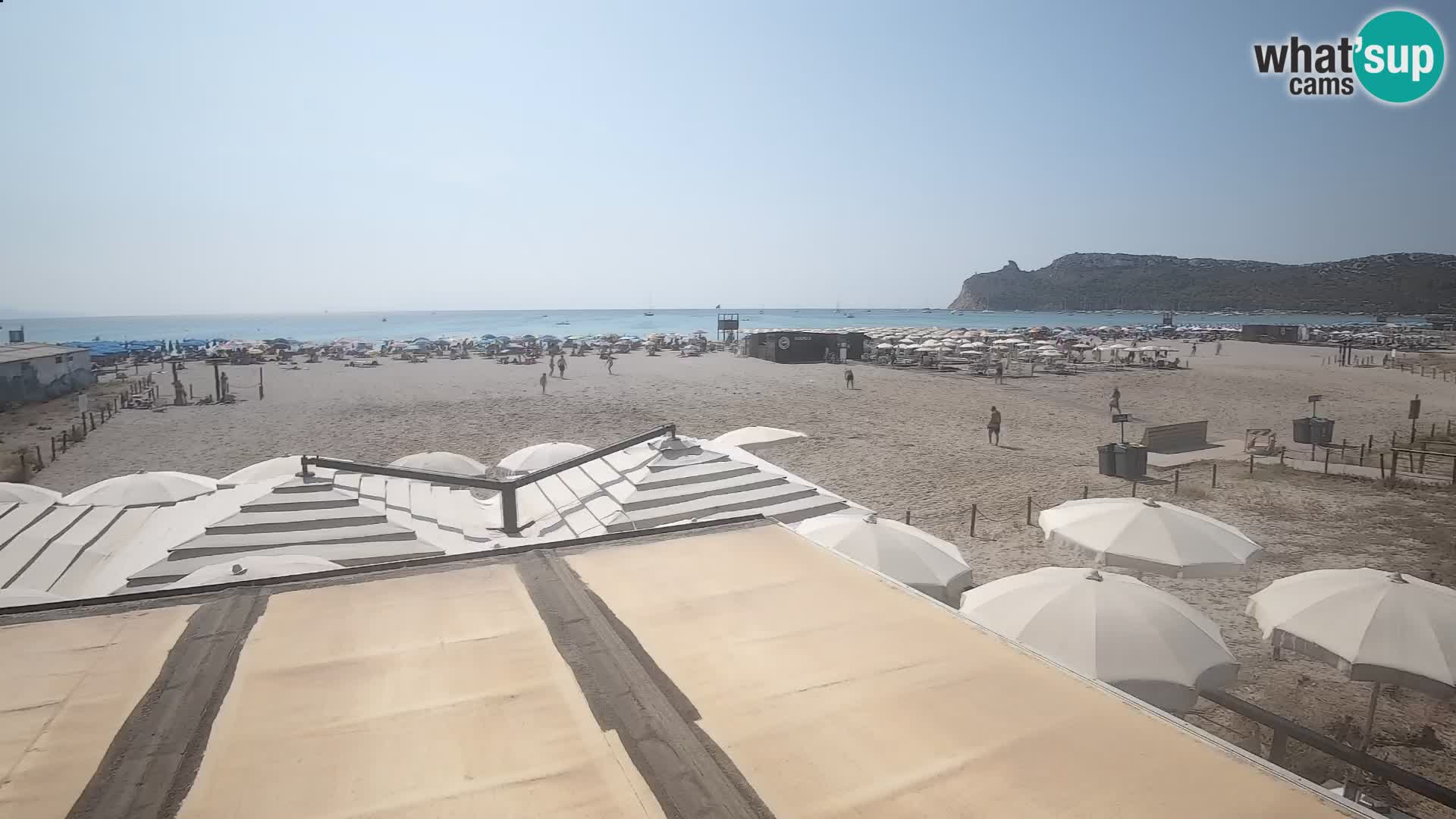 Poetto beach webcam | Cagliari | Sardinija
