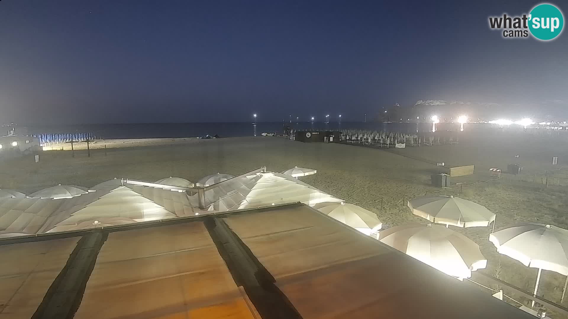Poetto beach webcam | Cagliari | Sardinija