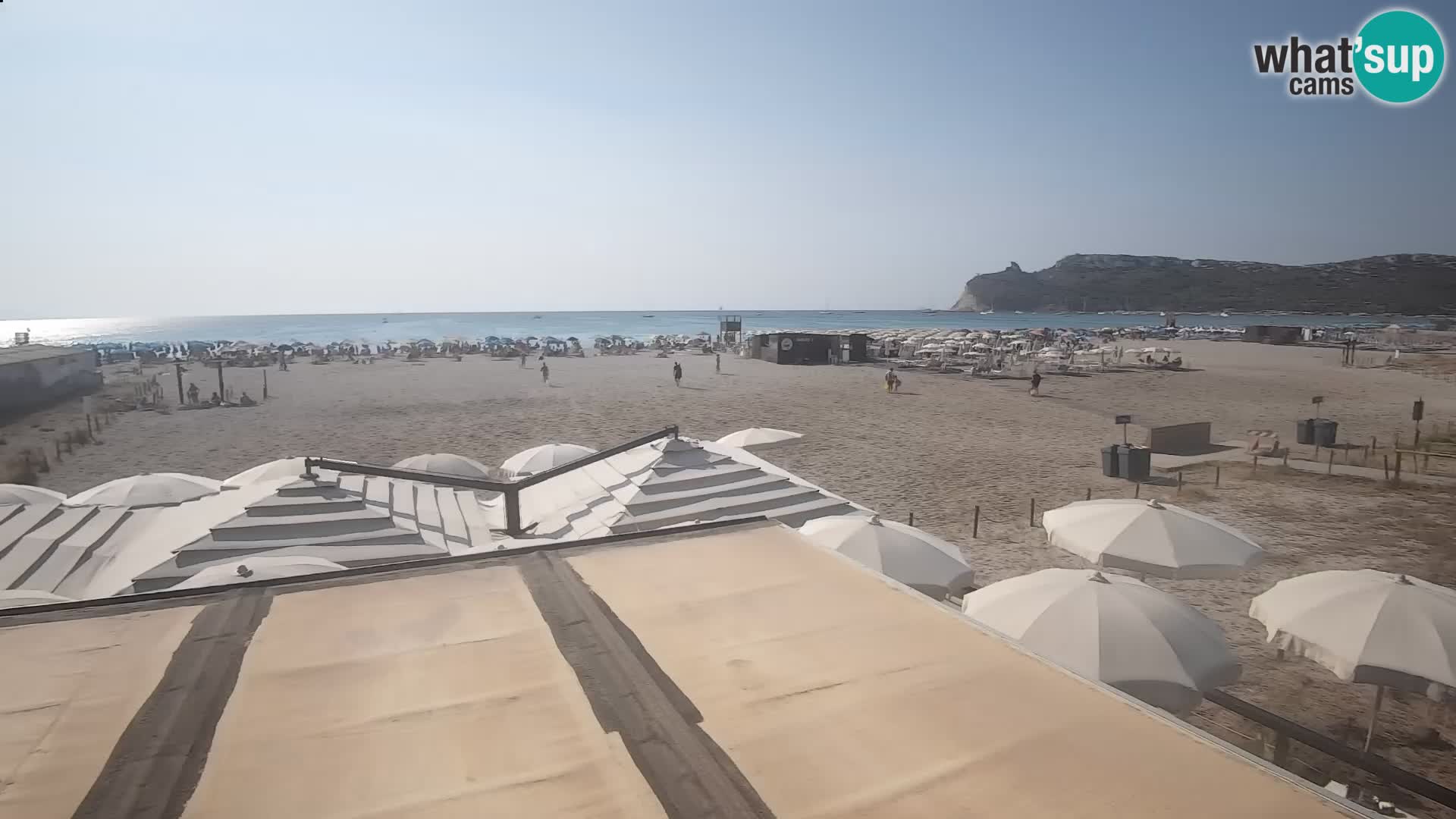 Poetto beach webcam | Cagliari | Sardinija