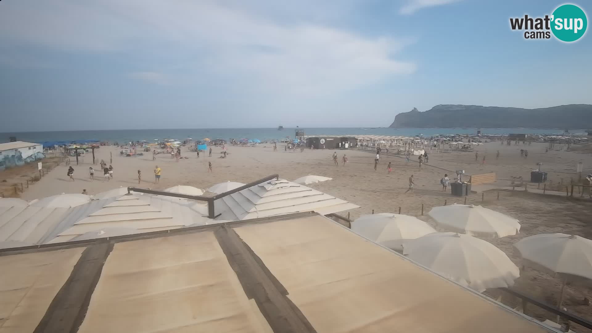 Poetto beach webcam | Cagliari | Sardinija