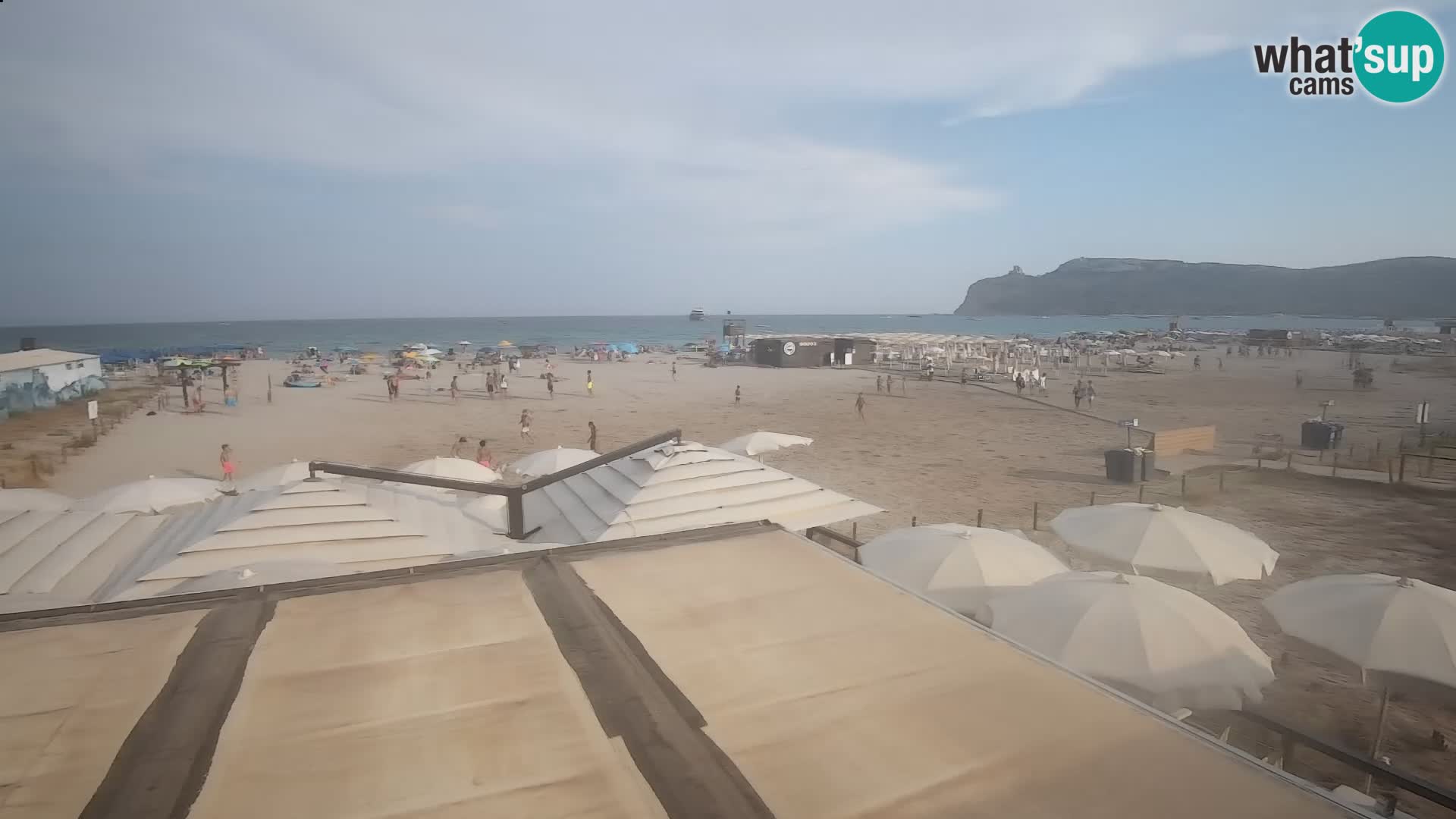 Poetto beach webcam | Cagliari | Sardinia