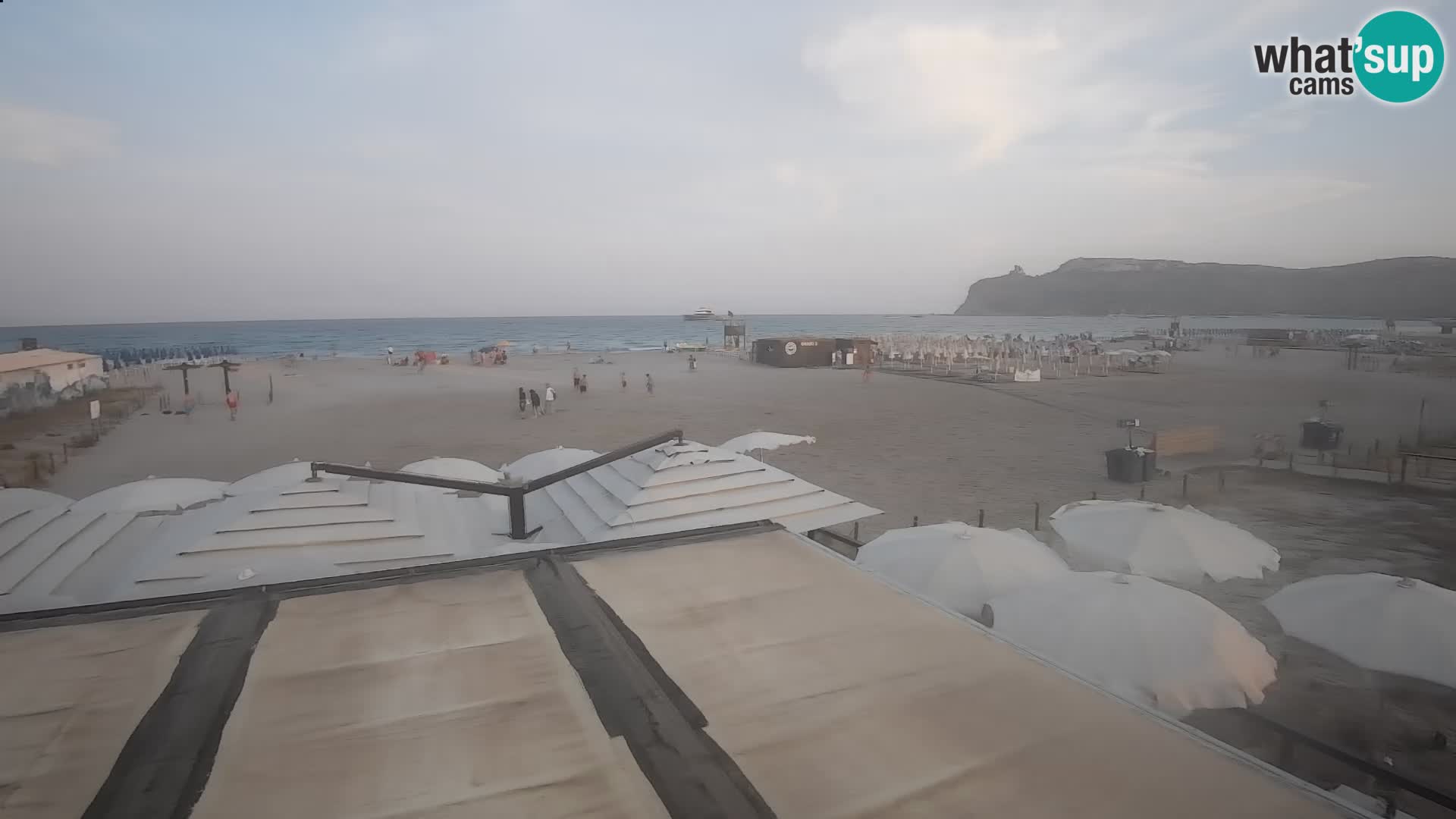 Poetto beach webcam | Cagliari | Sardinija