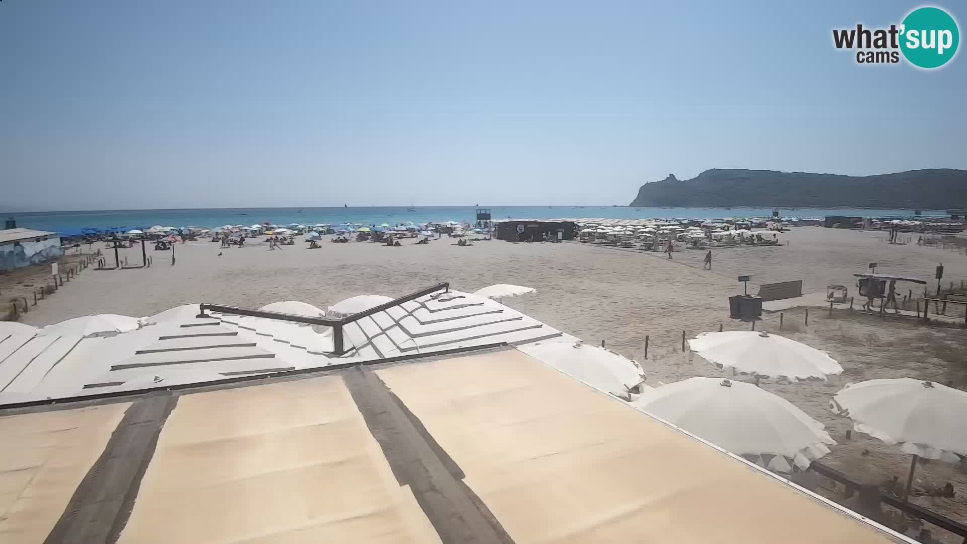 Poetto Strand Webcam | Cagliari | Sardinien
