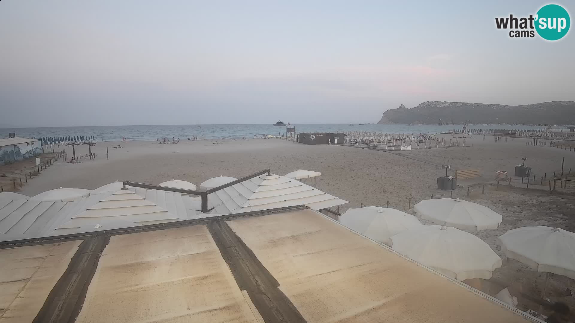 Poetto beach webcam | Cagliari | Sardinija