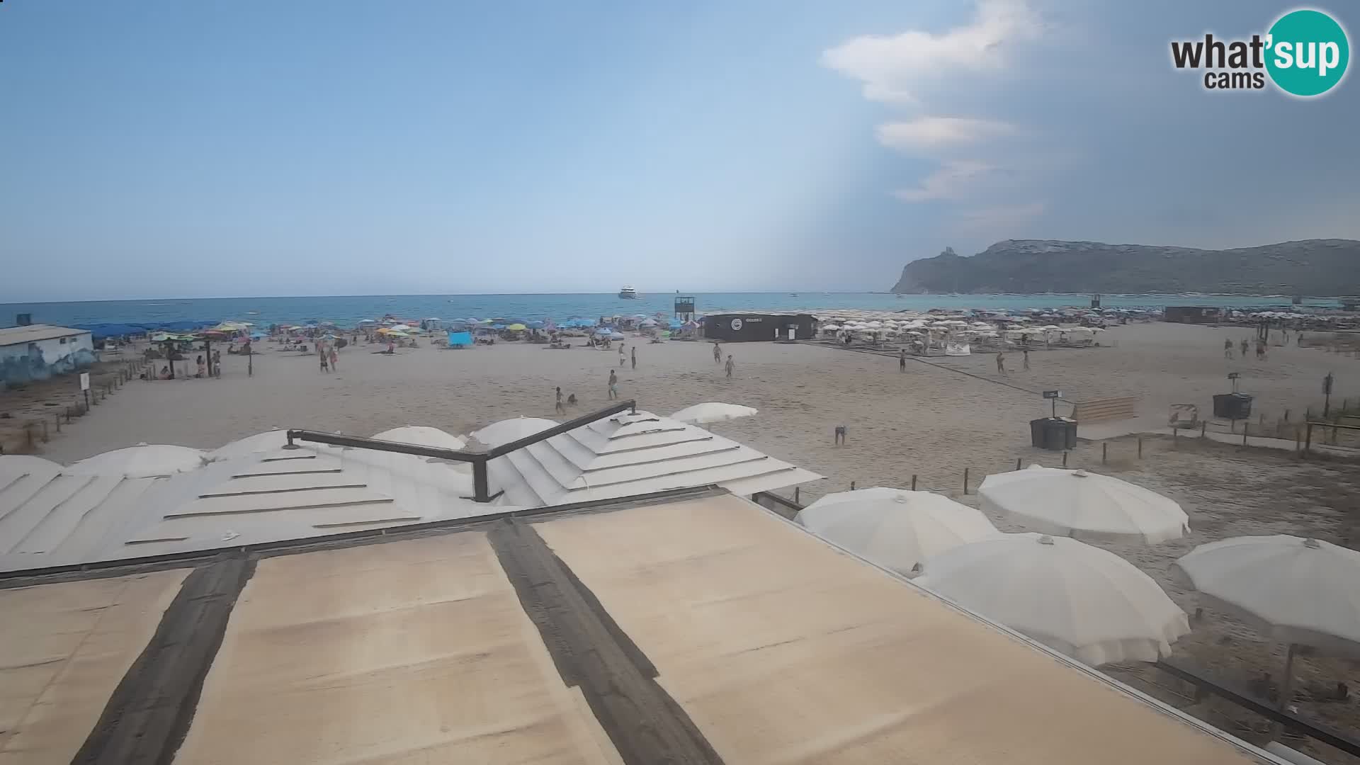 Poetto beach webcam | Cagliari | Sardinia