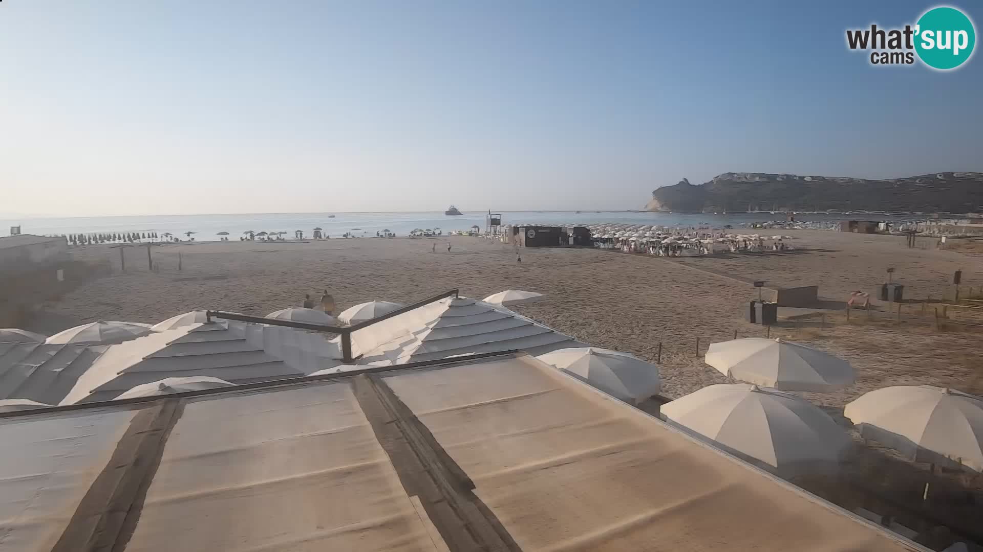 Poetto beach webcam | Cagliari | Sardinija
