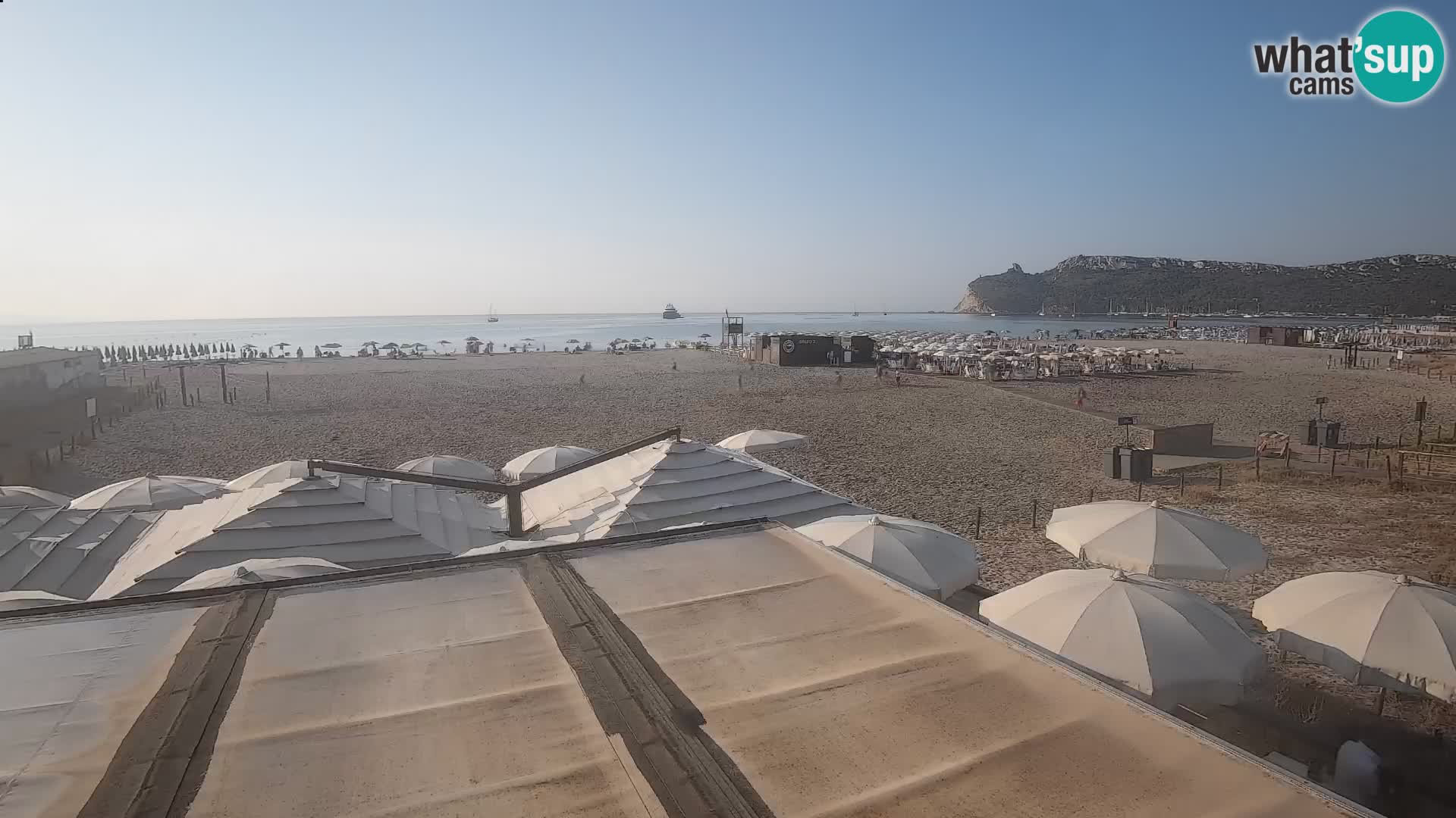 Poetto beach webcam | Cagliari | Sardinija