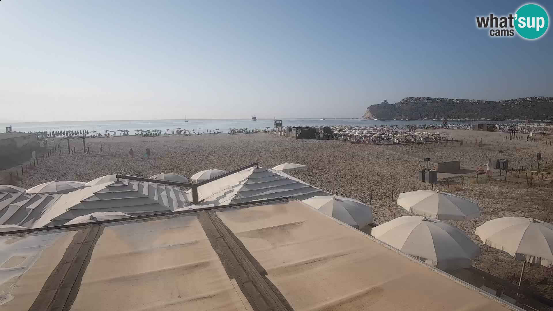 Poetto beach webcam | Cagliari | Sardinija