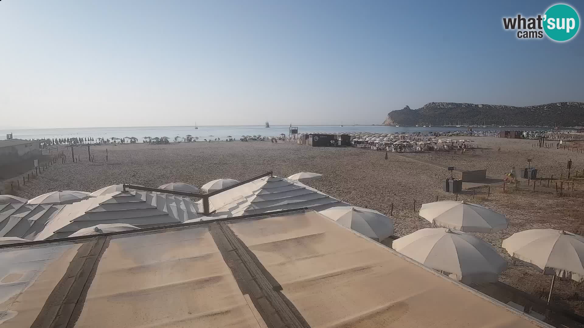 Poetto beach webcam | Cagliari | Sardinija