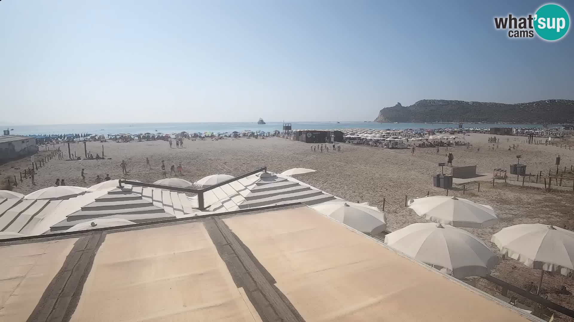 Poetto beach webcam | Cagliari | Sardinija