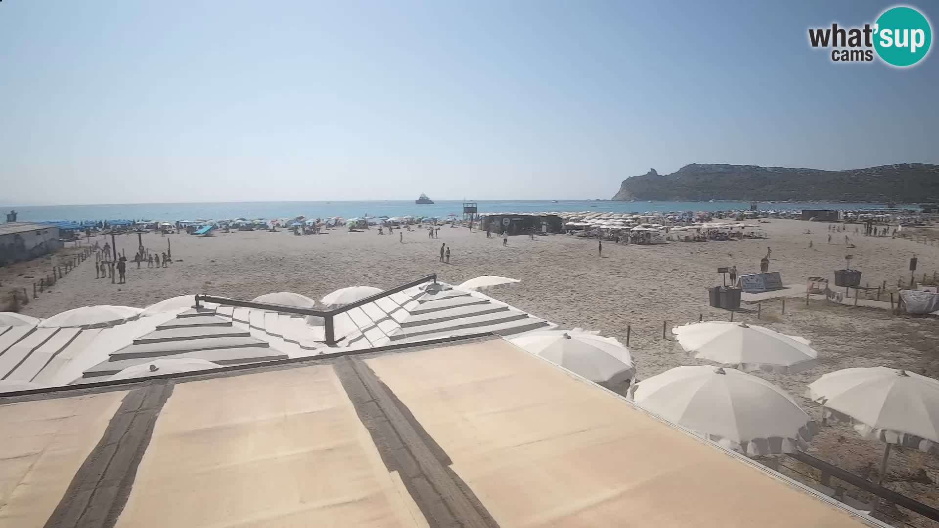 Poetto beach webcam | Cagliari | Sardinija