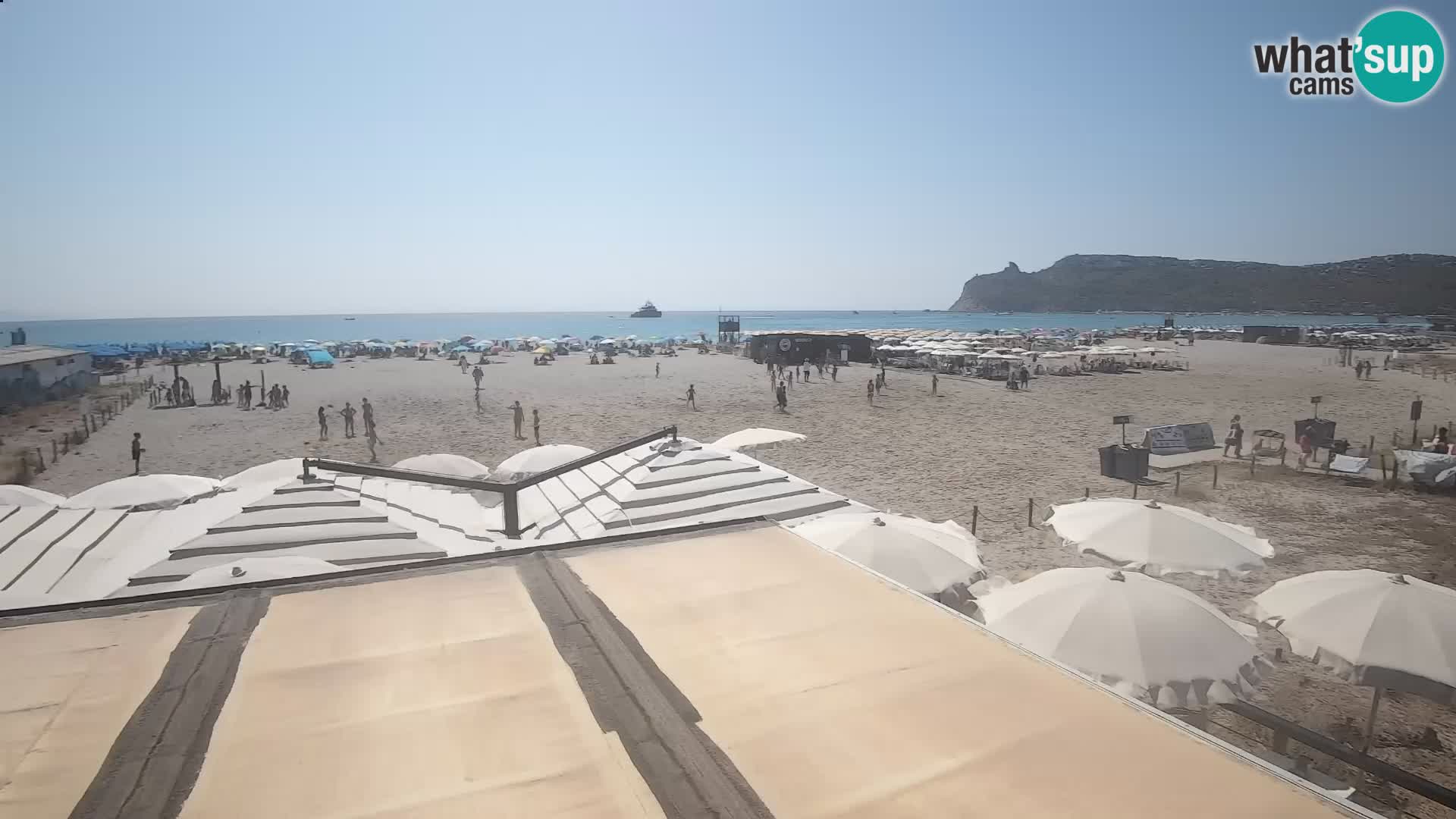 Poetto beach webcam | Cagliari | Sardinia