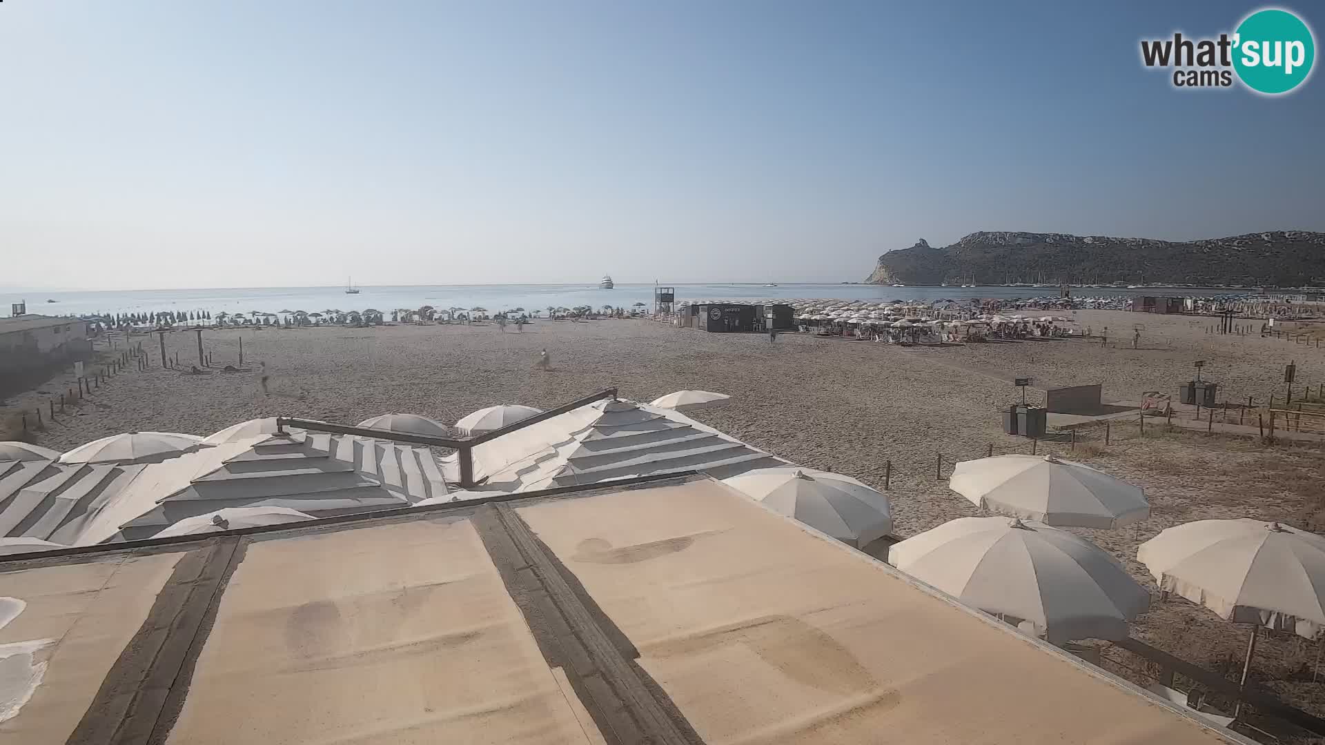 Poetto beach webcam | Cagliari | Sardinija