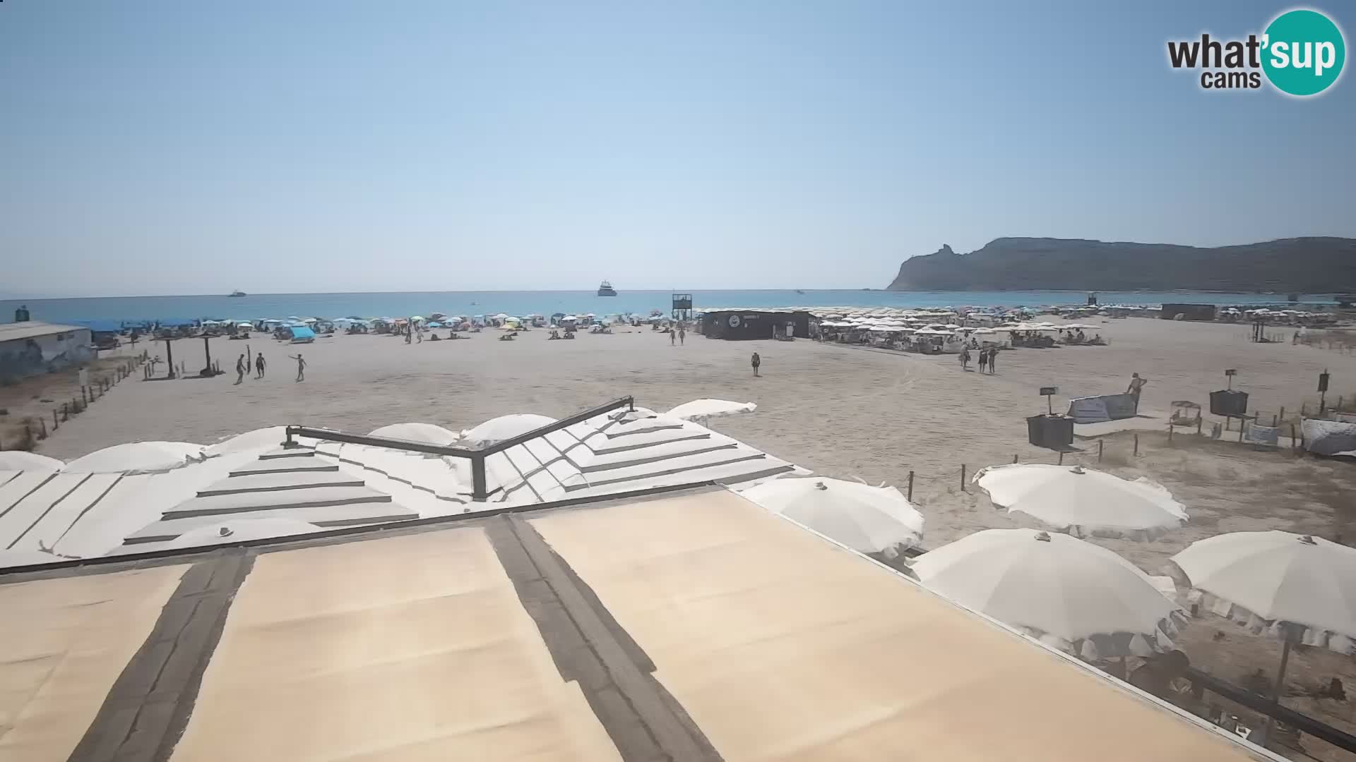 Poetto beach webcam | Cagliari | Sardinija