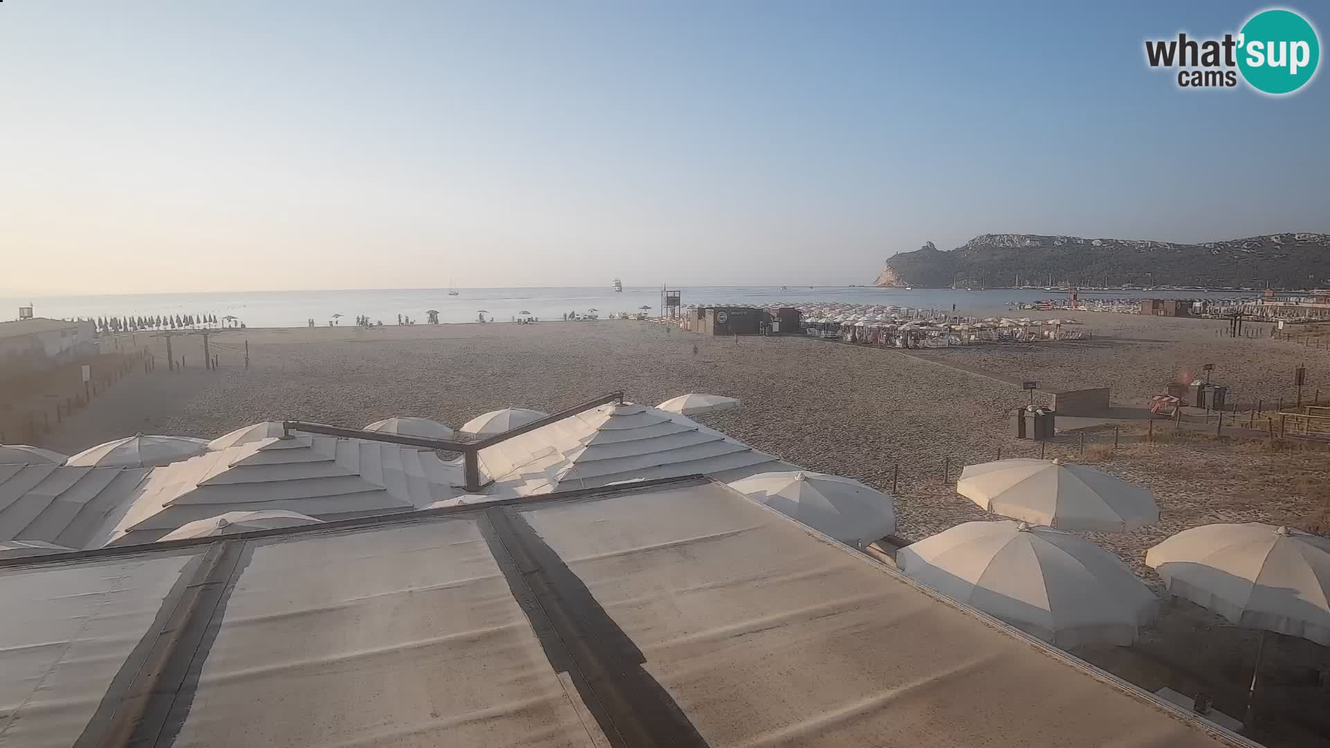 Poetto beach webcam | Cagliari | Sardinija