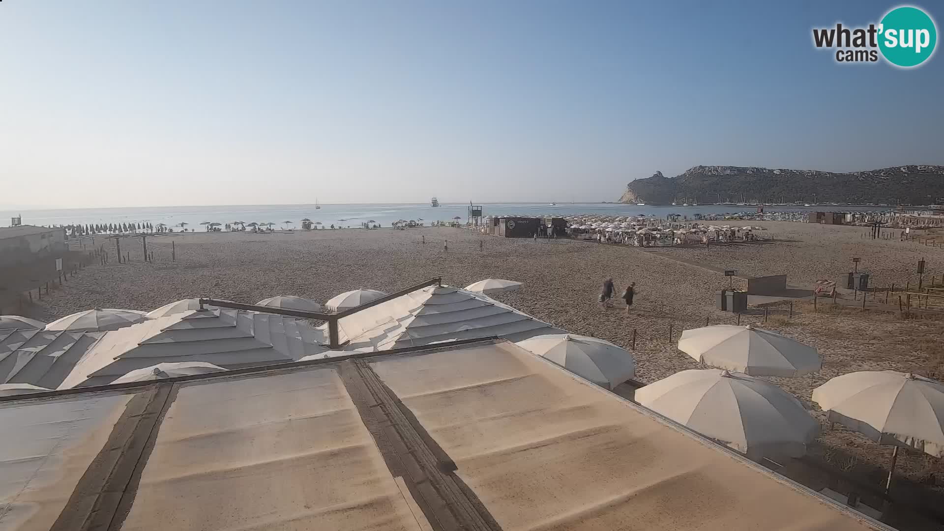 Poetto beach webcam | Cagliari | Sardinija