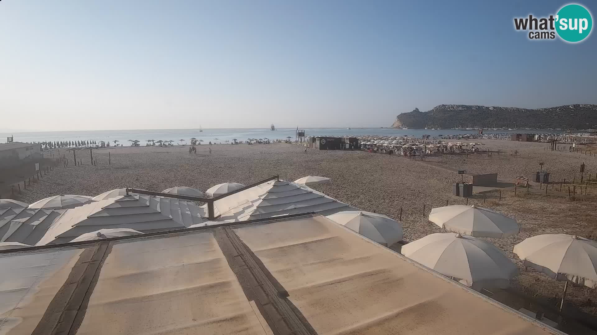 Poetto beach webcam | Cagliari | Sardinija